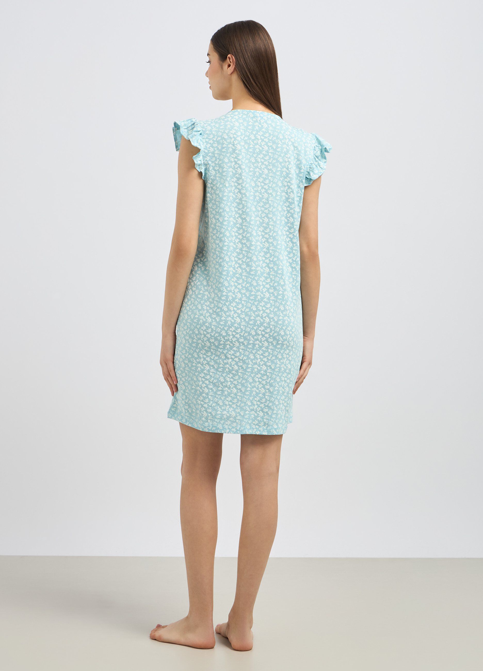 Camicia da notte in puro cotone donna_1