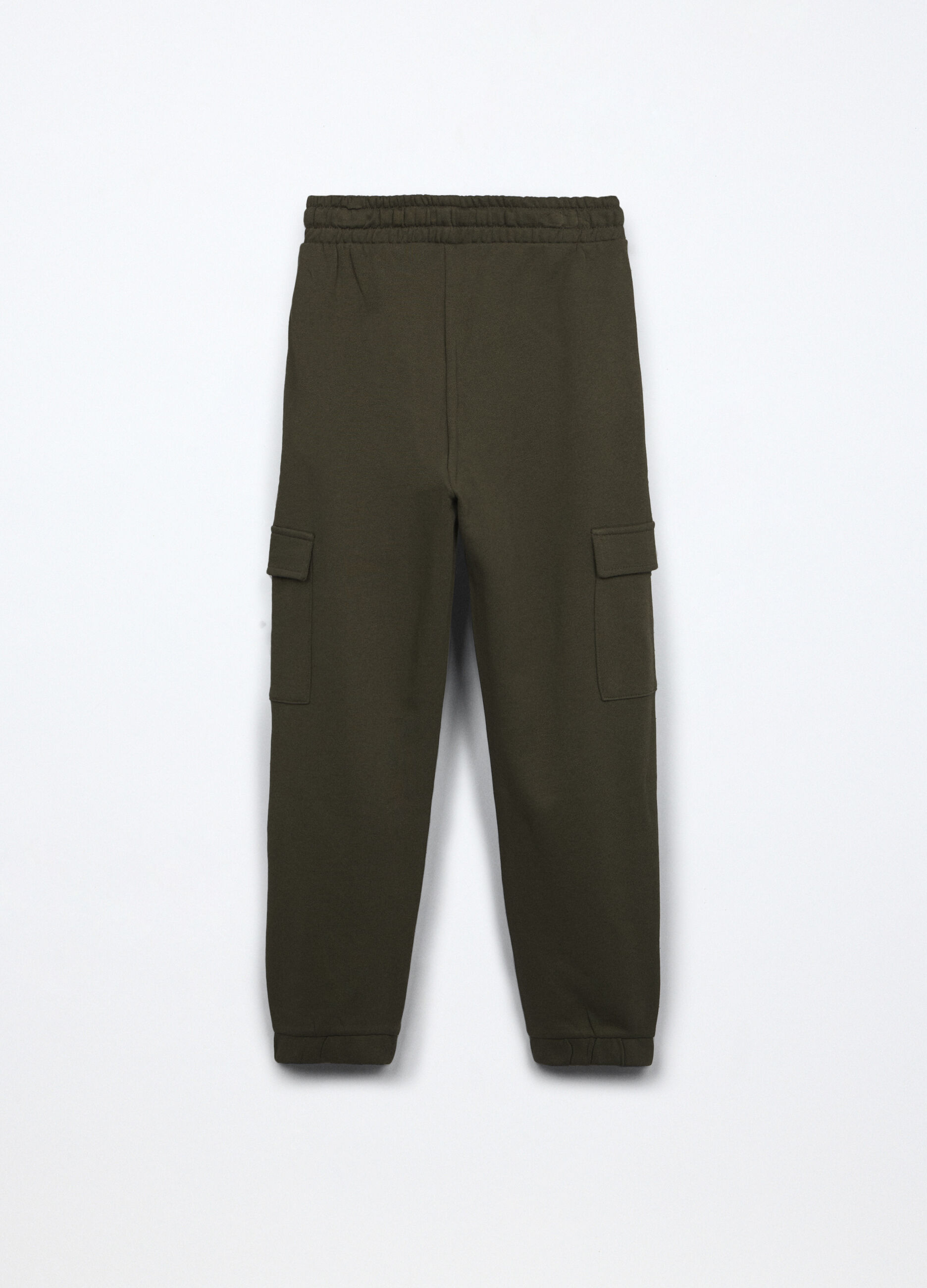 Jogger in french terry di puro cotone ragazza_1