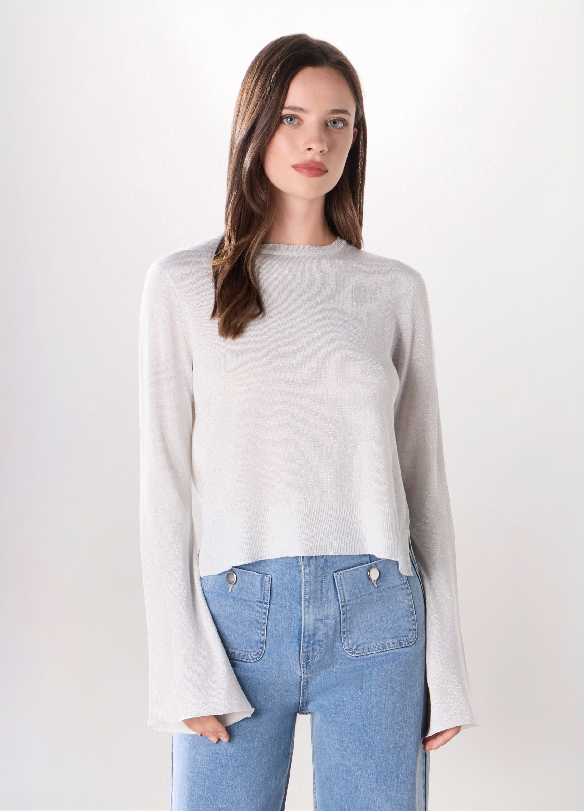 Pullover misto viscosa donna_0