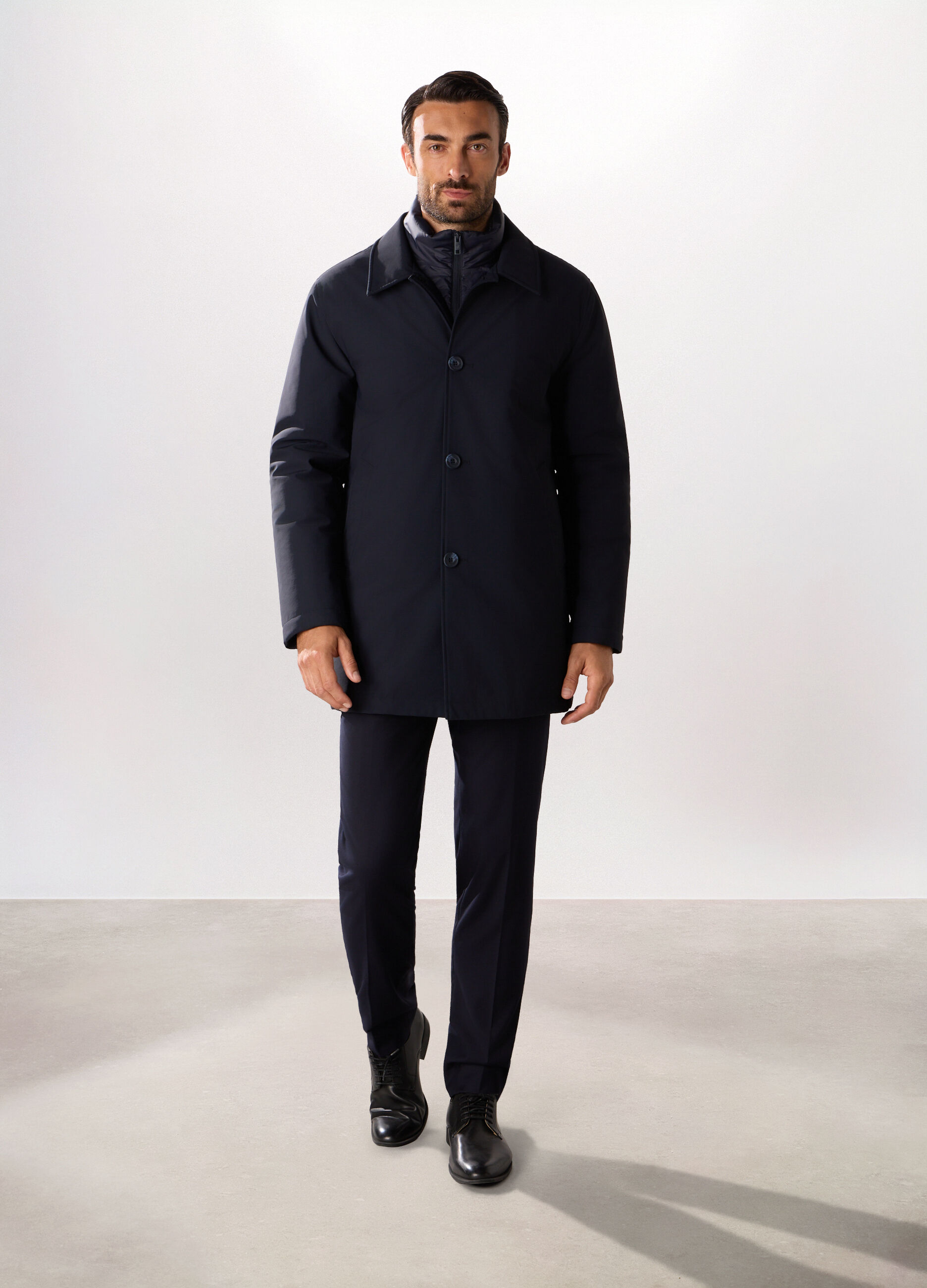 Car coat imbottito uomo_0