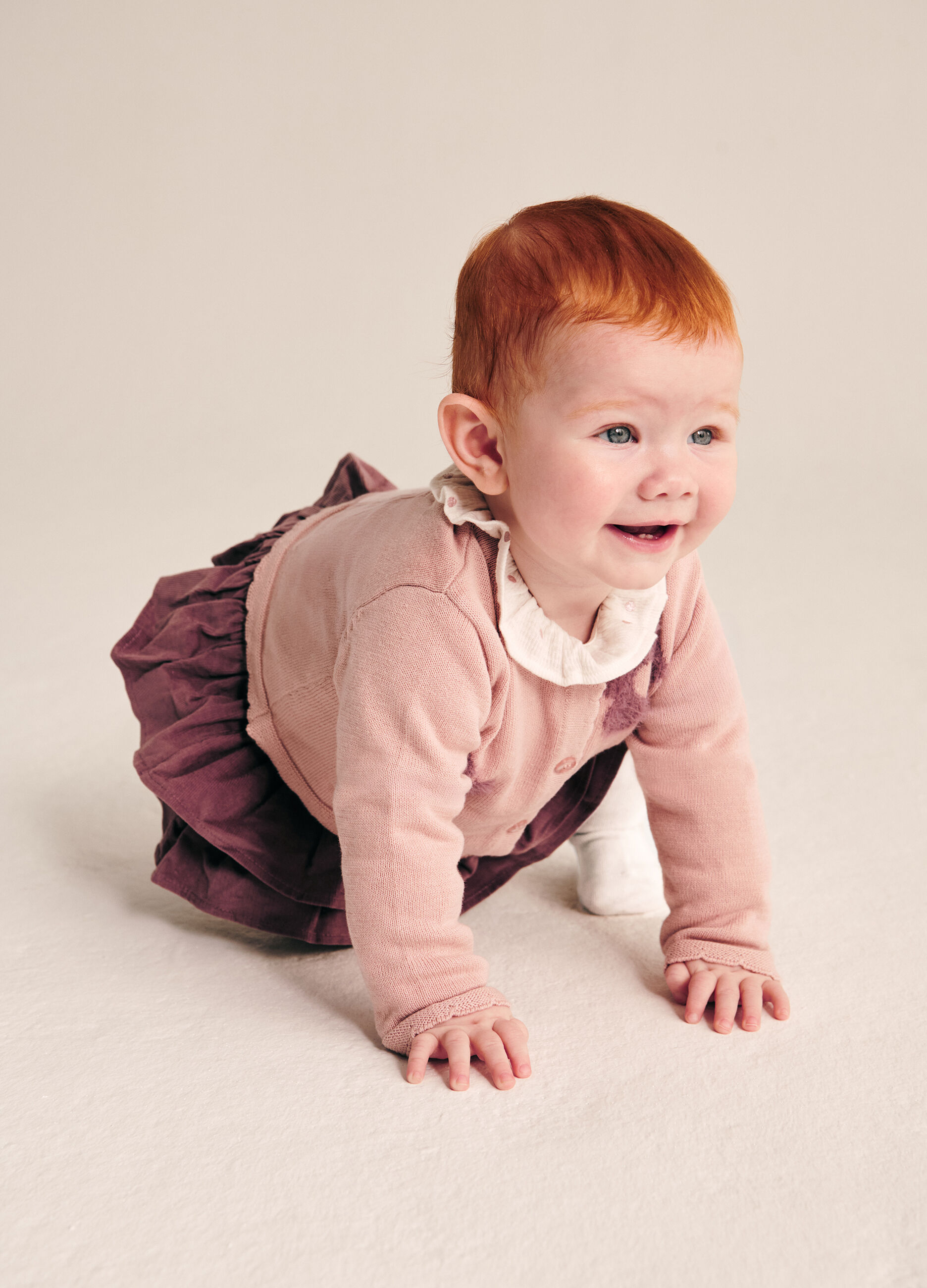 Neonato Catalogo Upim Bambina Gonna A Balze In Velluto A Coste