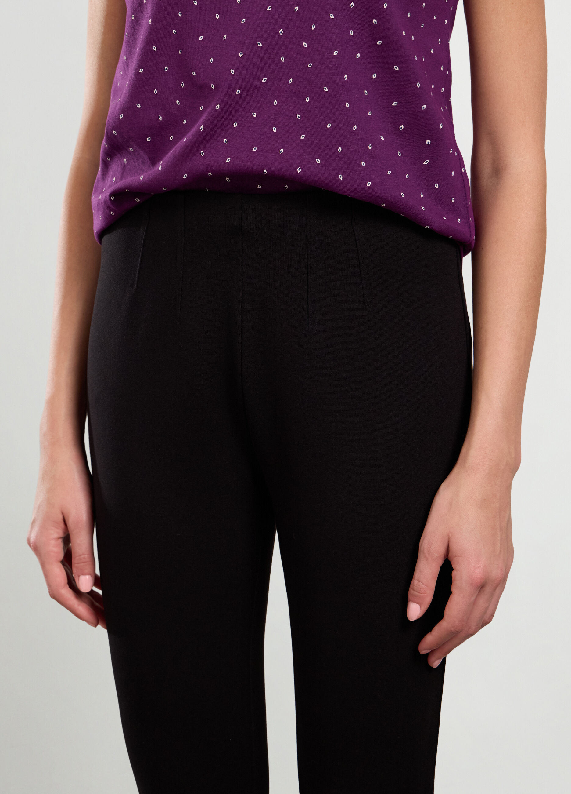 Pantaloni in punto Milano donna_2