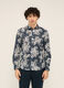 Camicia regular fit in cotone con stampa uomo_0