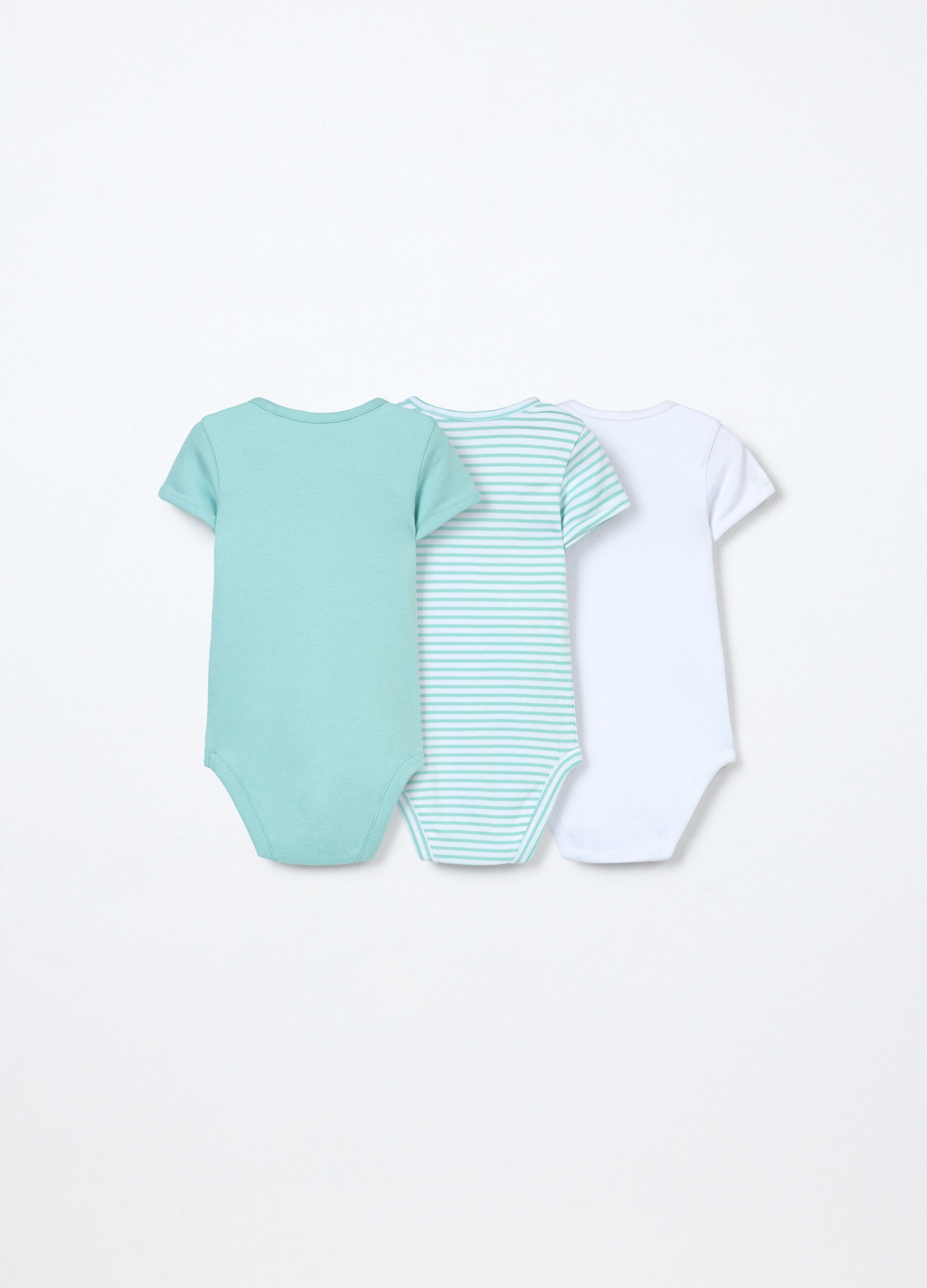 Pack 3 body in interlock di puro cotone neonato_1