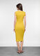 Abito lungo fitted in costina di cotone stretch donna_1