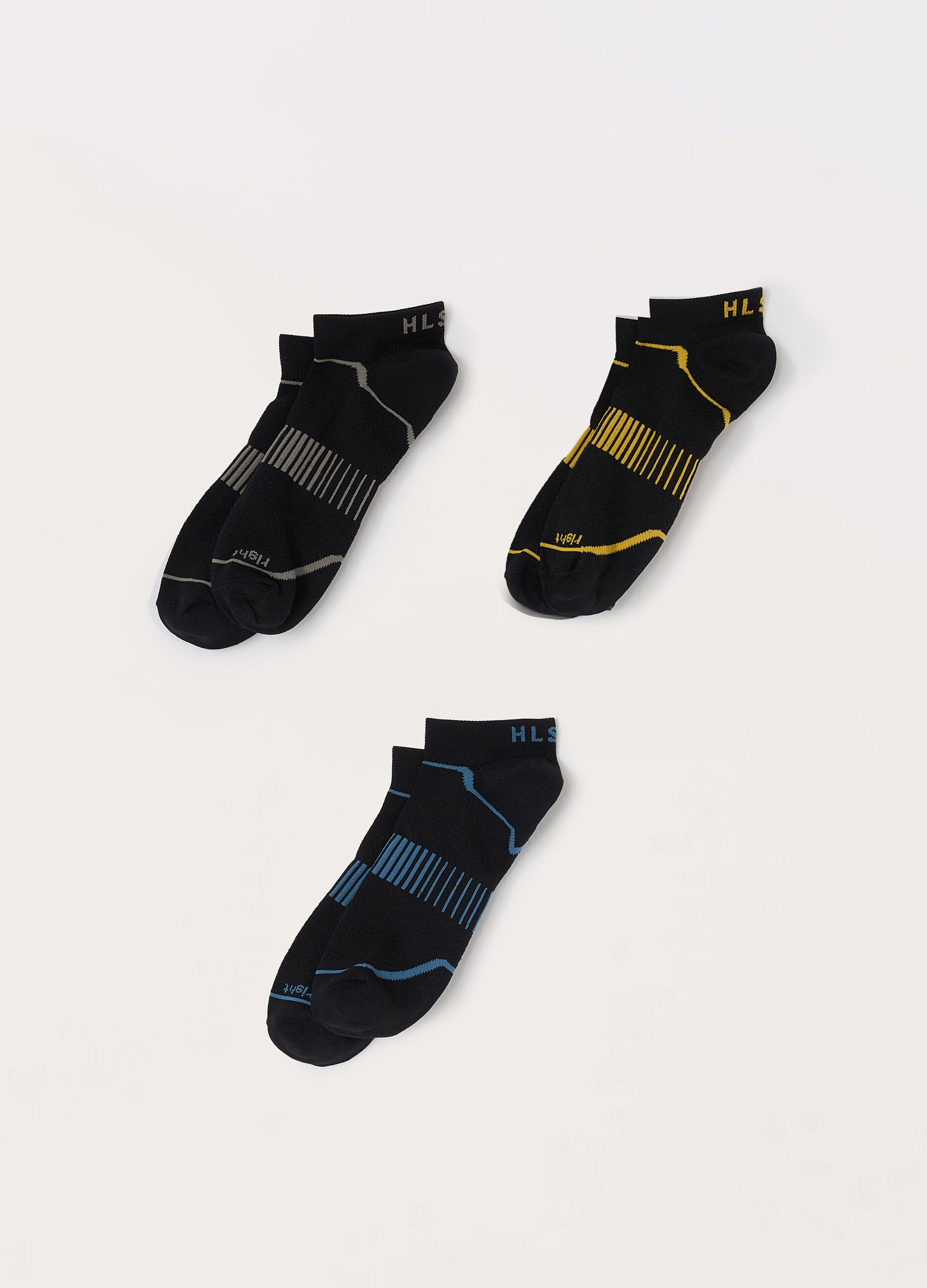 3 pack calzini sportivi uomo