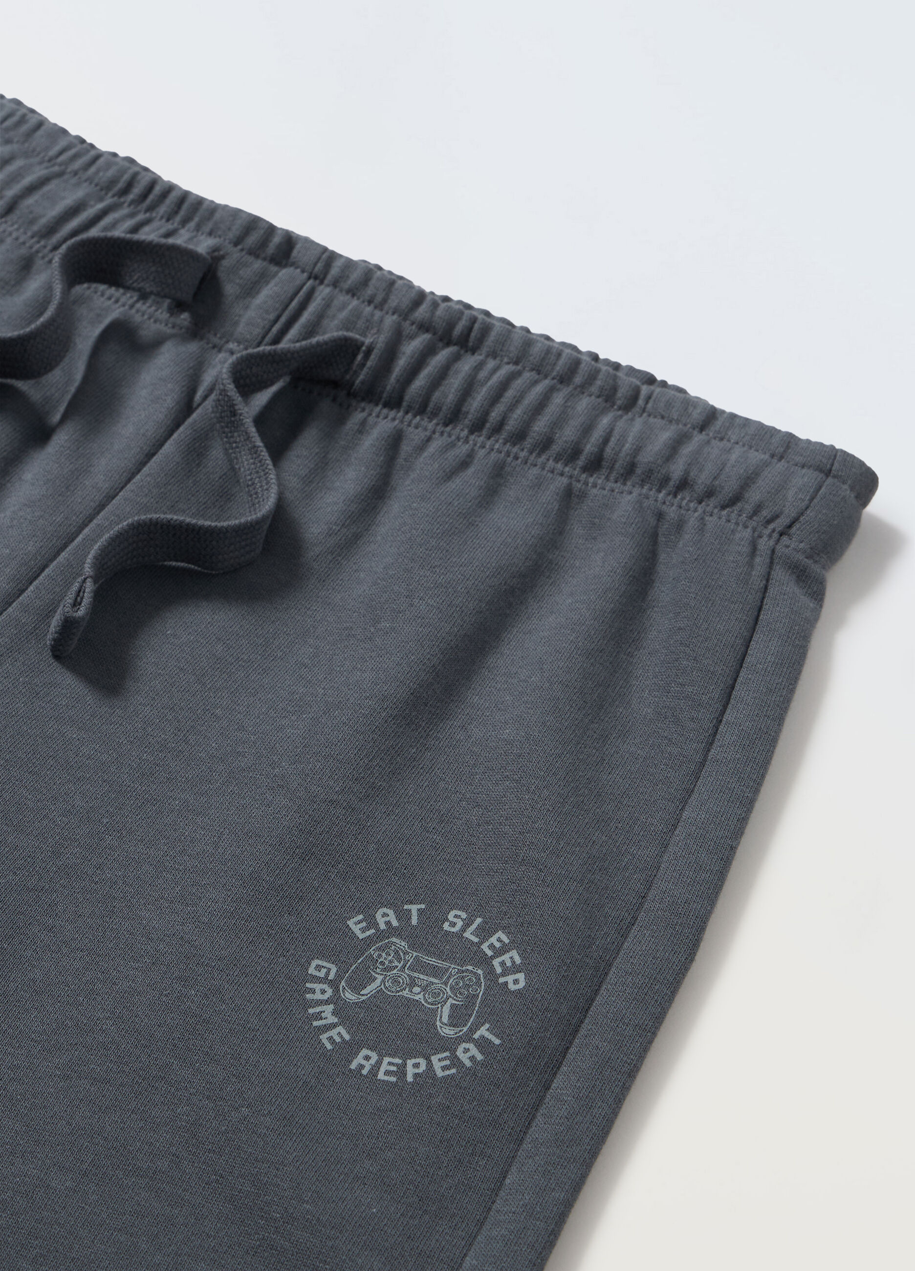 Jogger in puro cotone ragazzo_1