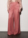 Pantaloni palazzo regular fit misto lino donna_1