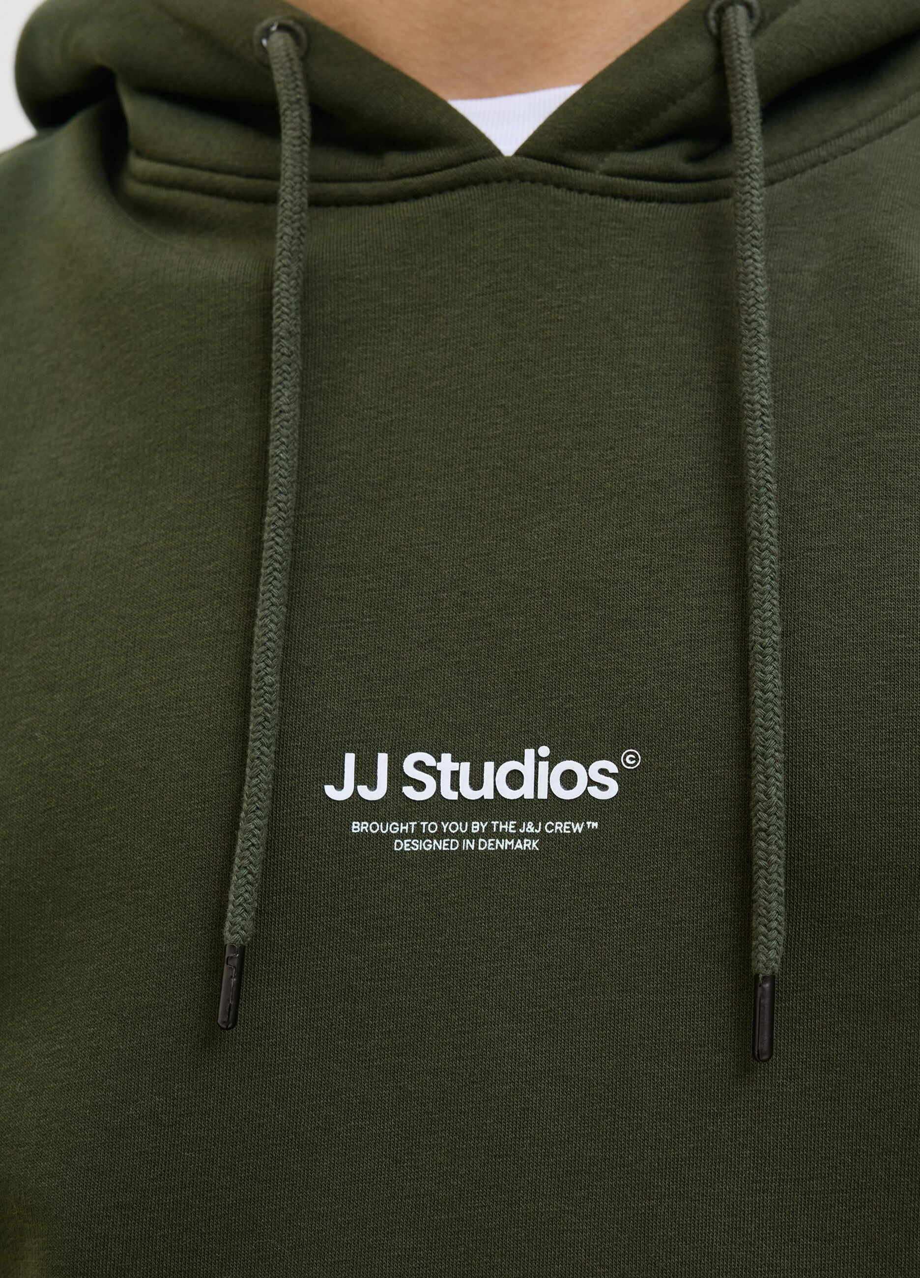 Felpa con cappuccio in cotone uomo