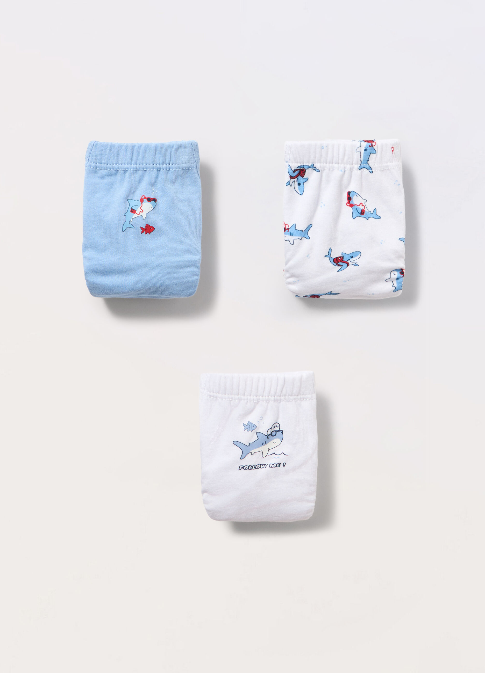 Pack 3 slip in jersey di puro cotone neonato_0