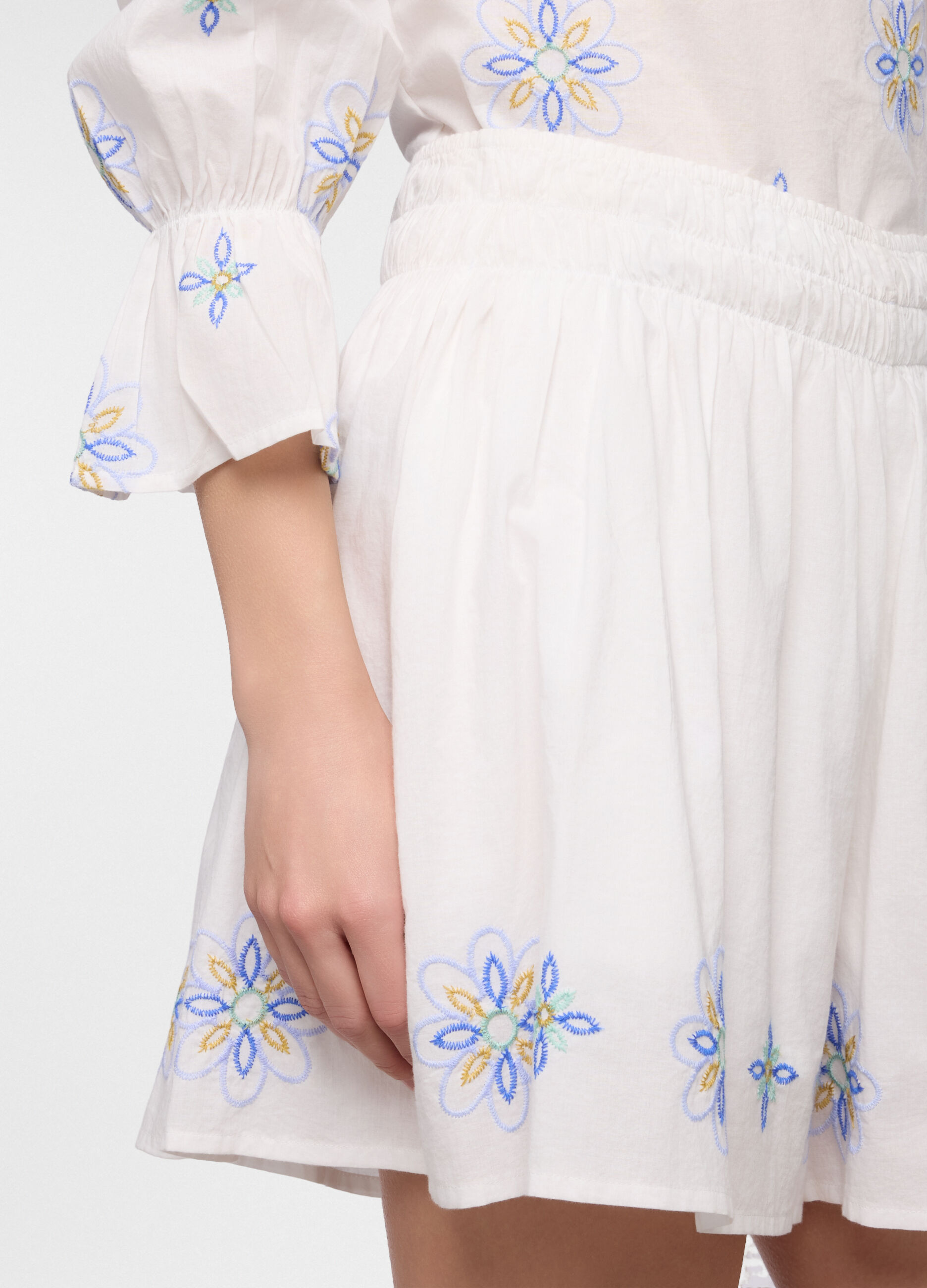 Short fit butterfly in puro cotone donna_2