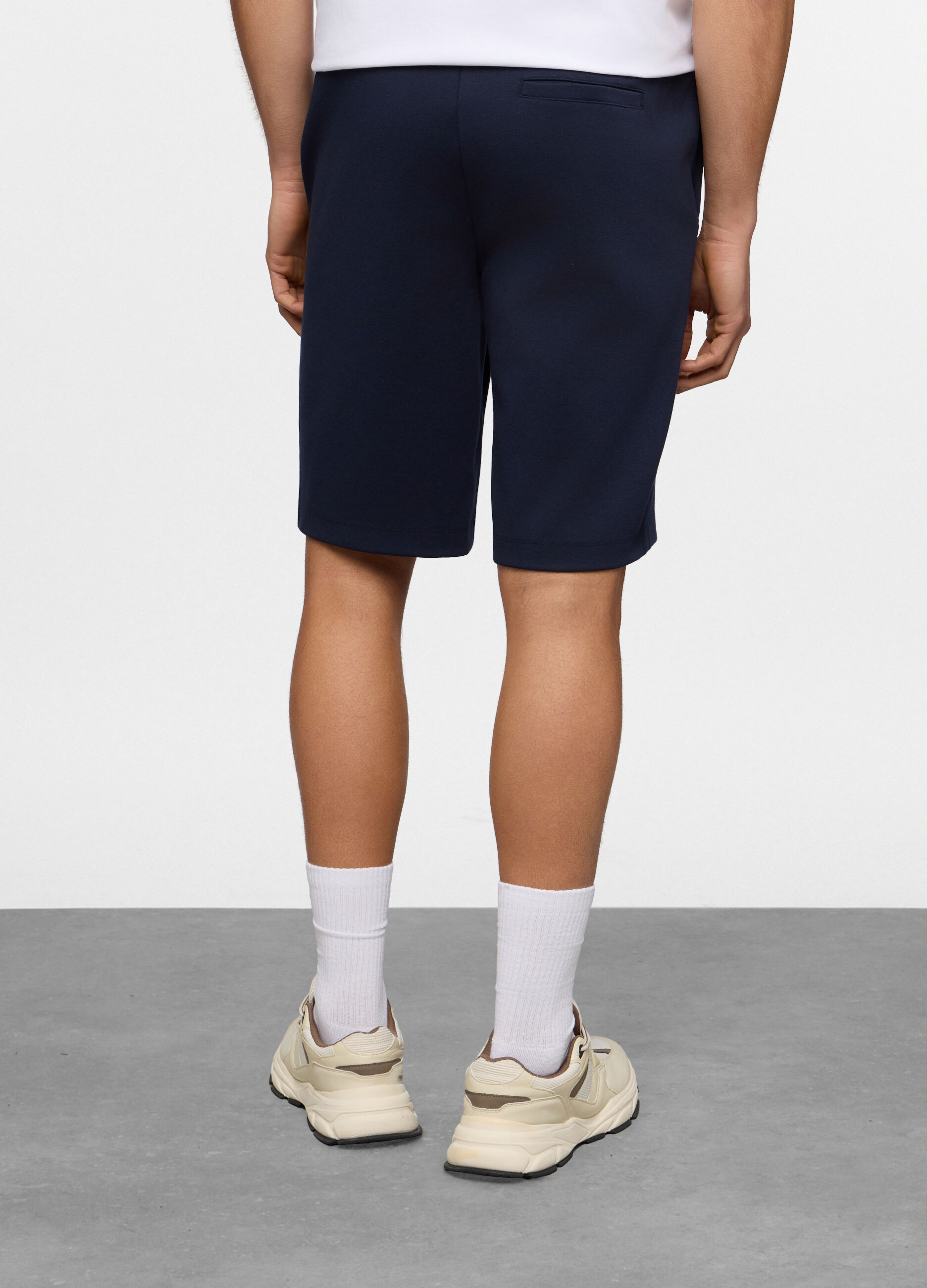 Bermuda in interlock di cotone stretch uomo_1