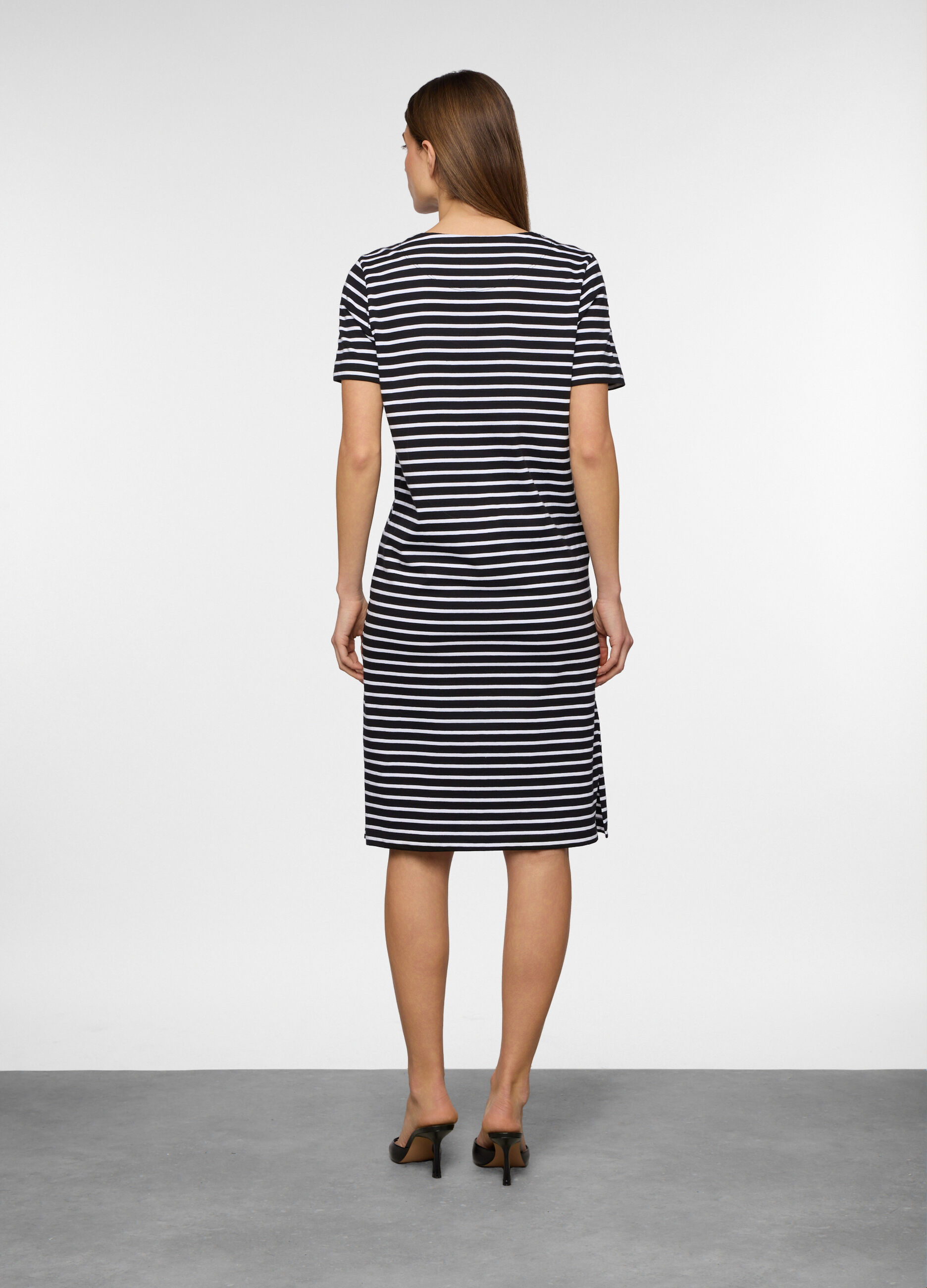 Abito corto in puro cotone donna_1