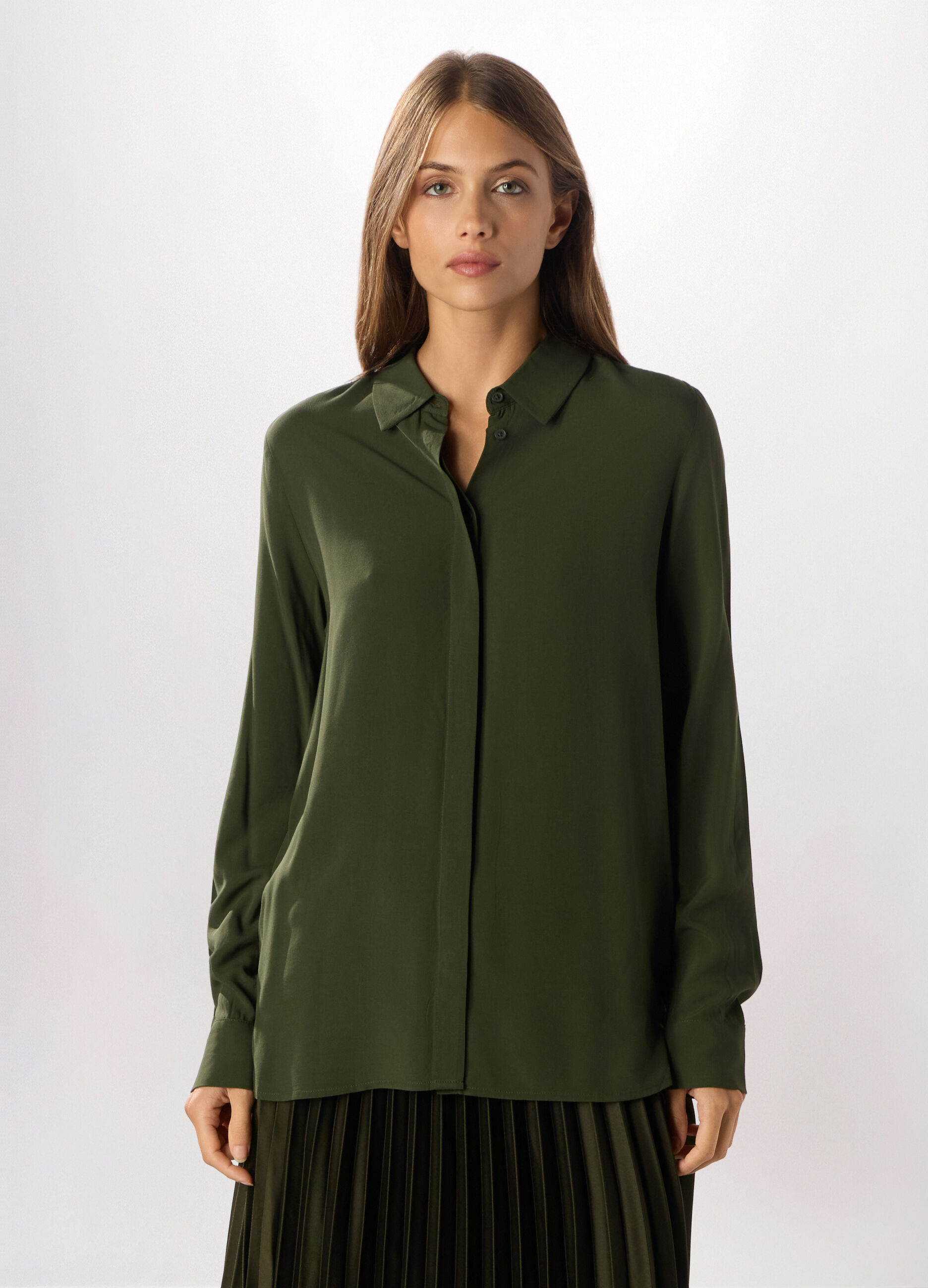 Camicia in pura viscosa donna_0