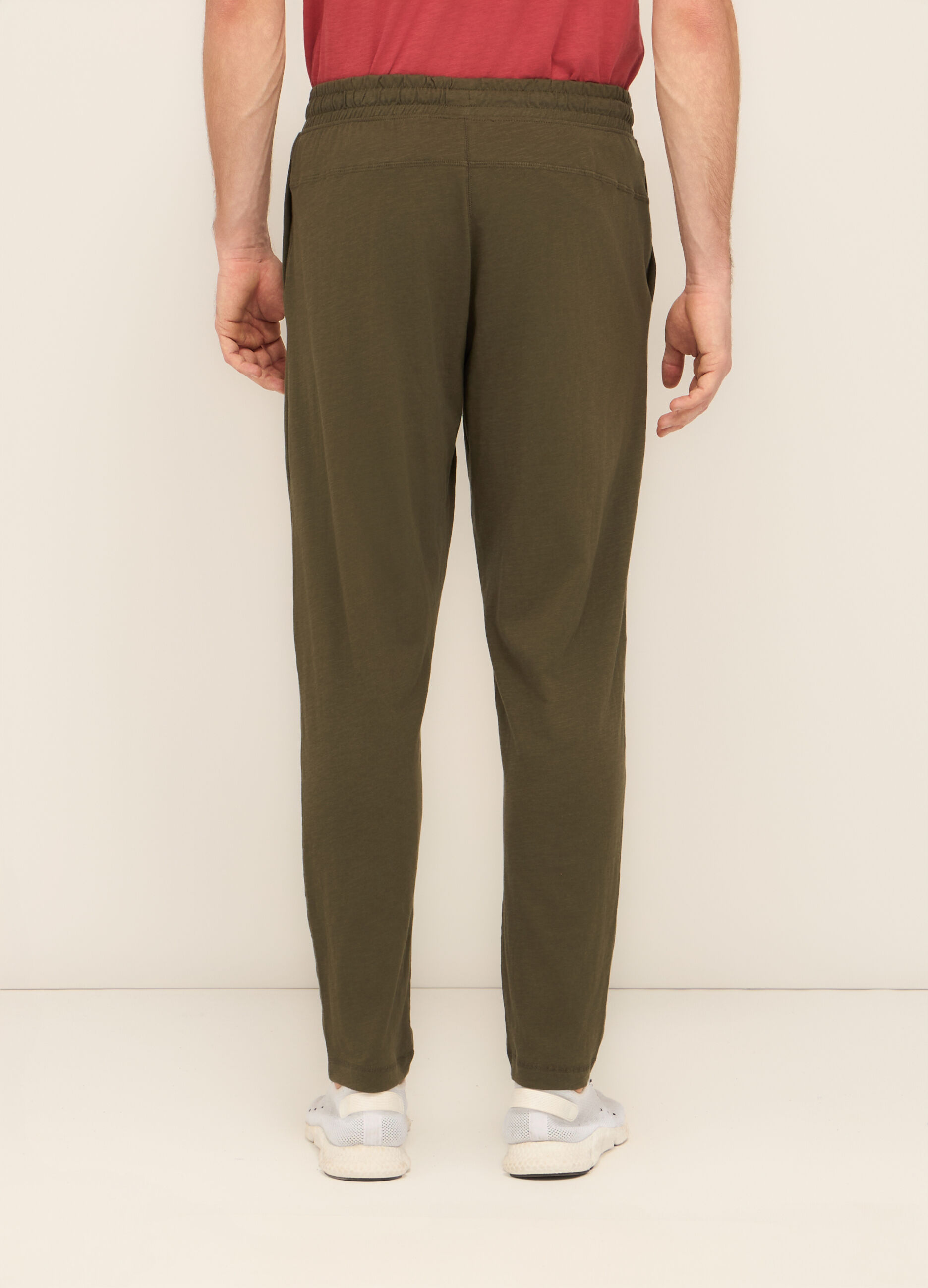 Jogger in cotone mélange uomo_1