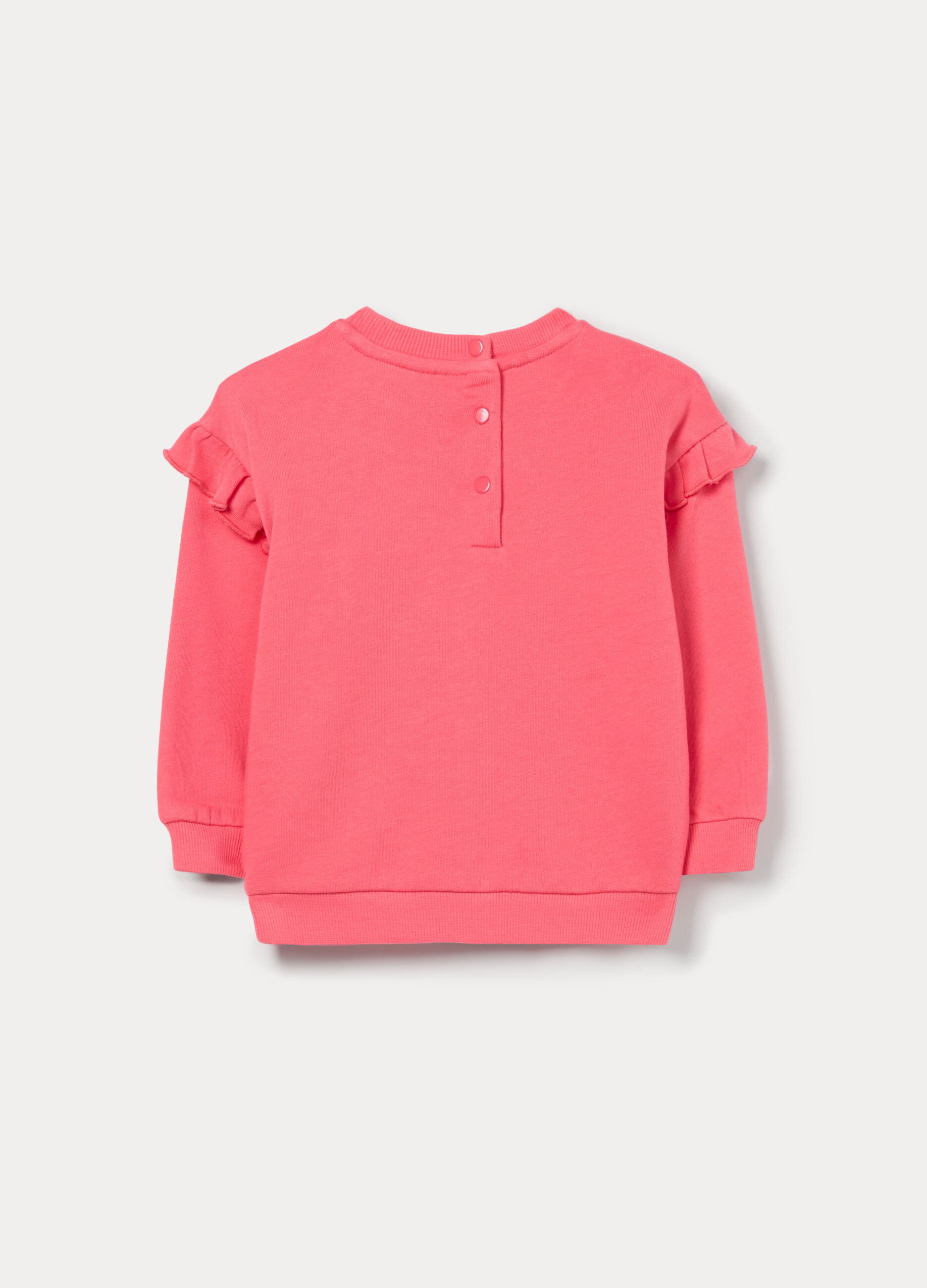 Felpa in french terry di puro cotone bimba_1
