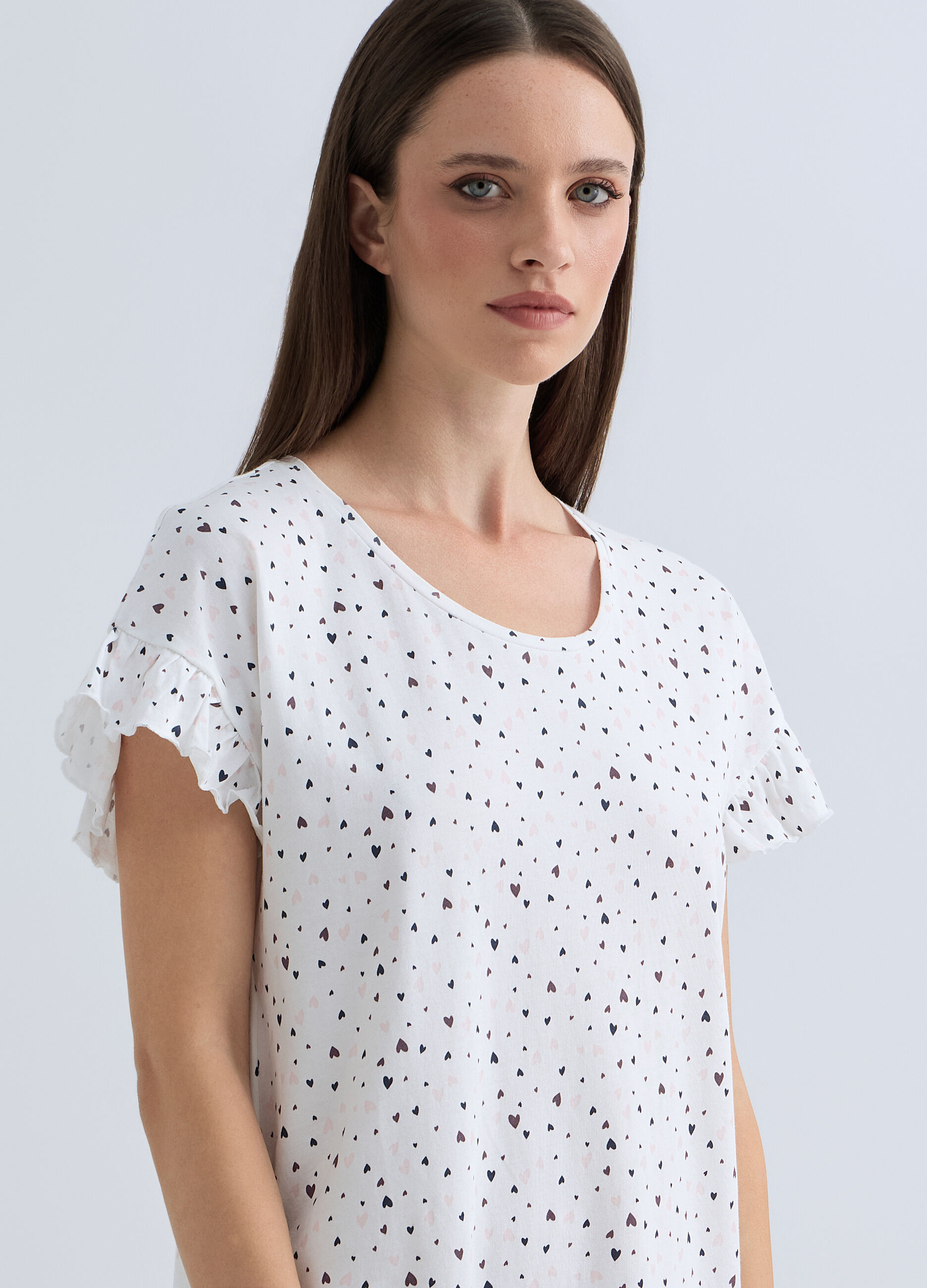 Camicia da notte corta donna _2