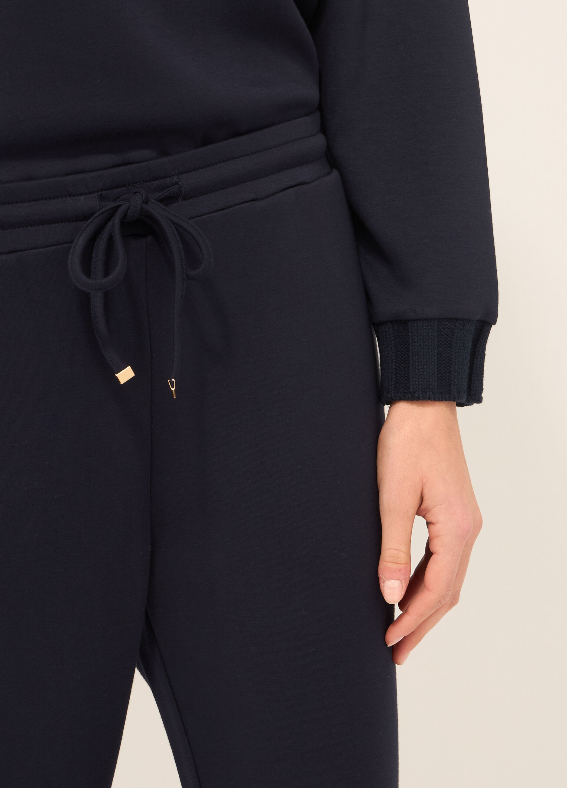 Jogger in misto viscosa donna_2