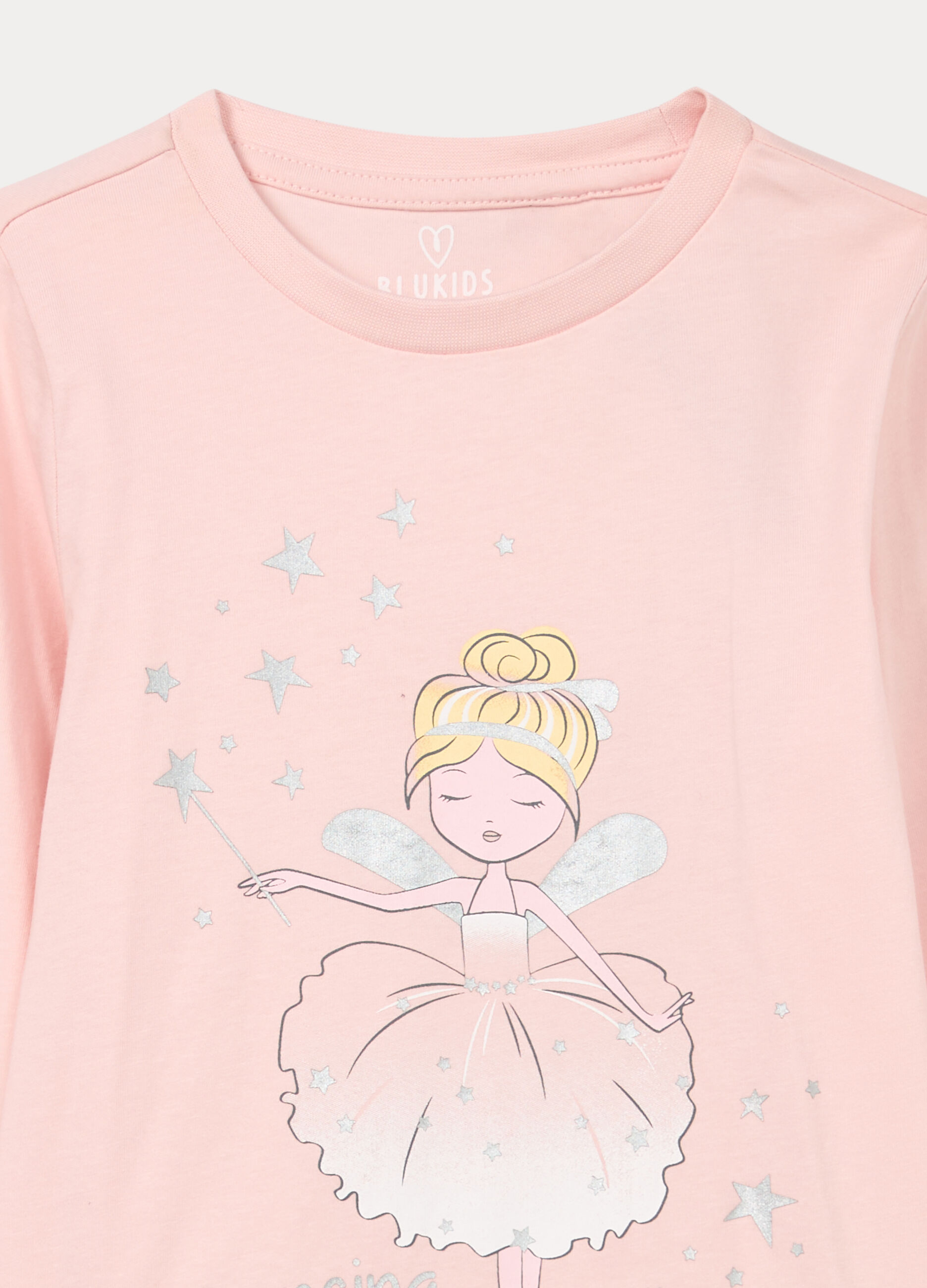 Set pigiama lungo in jersey di puro cotone bambina_2