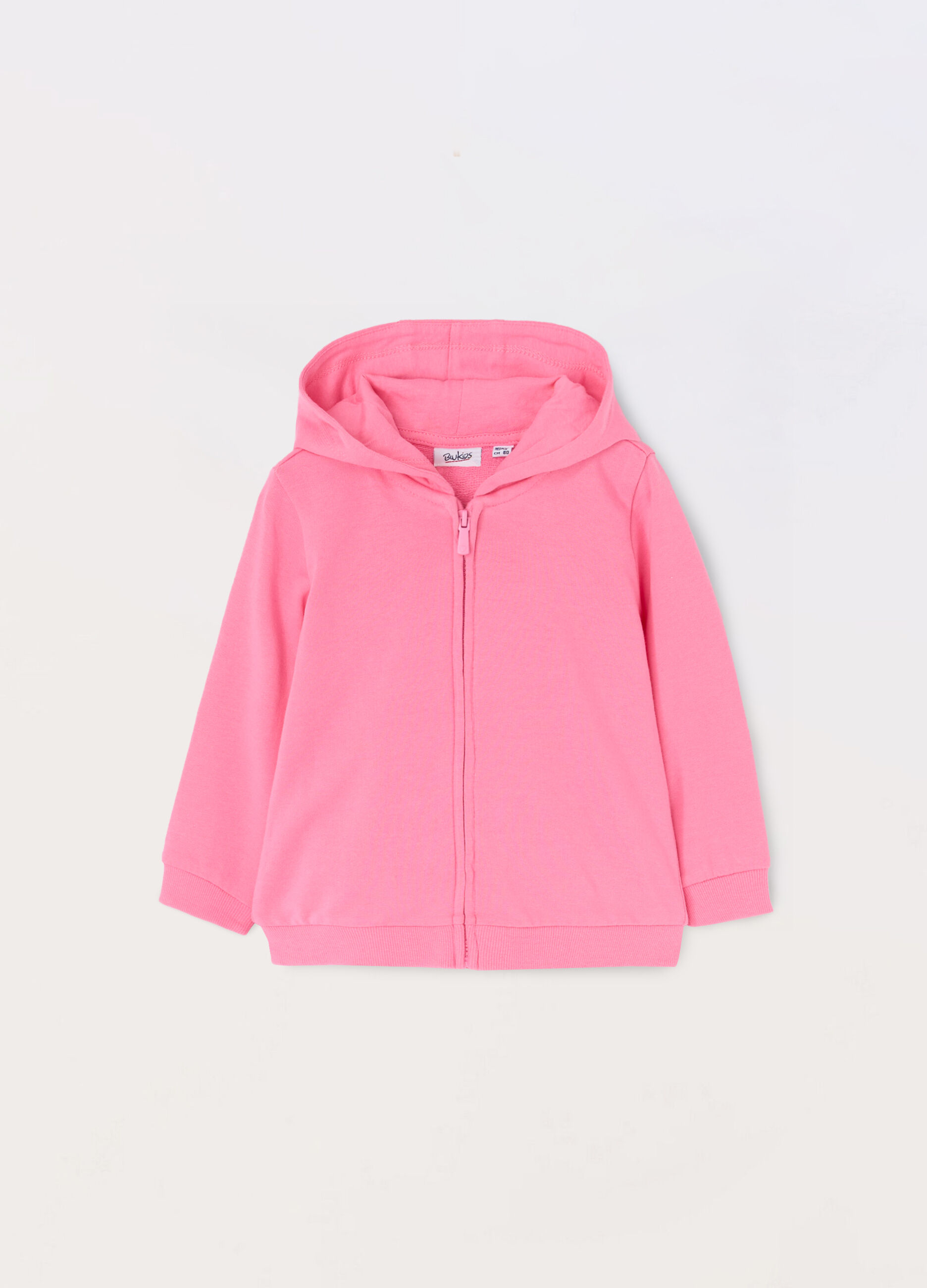 Felpa in french terry di puro cotone neonata_0