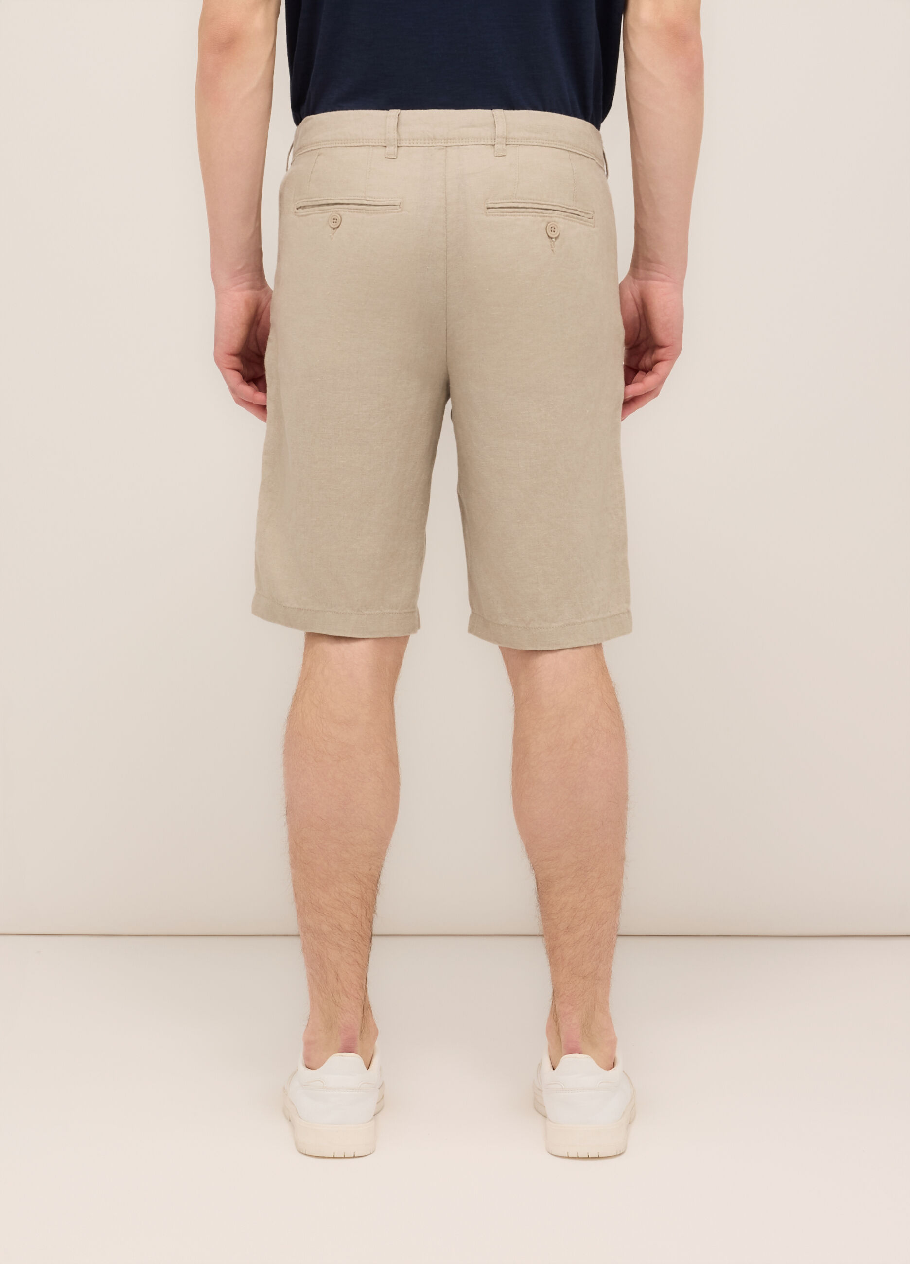 Bermuda in puro lino uomo