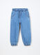 Jogger in denim misto cotone bambina_0
