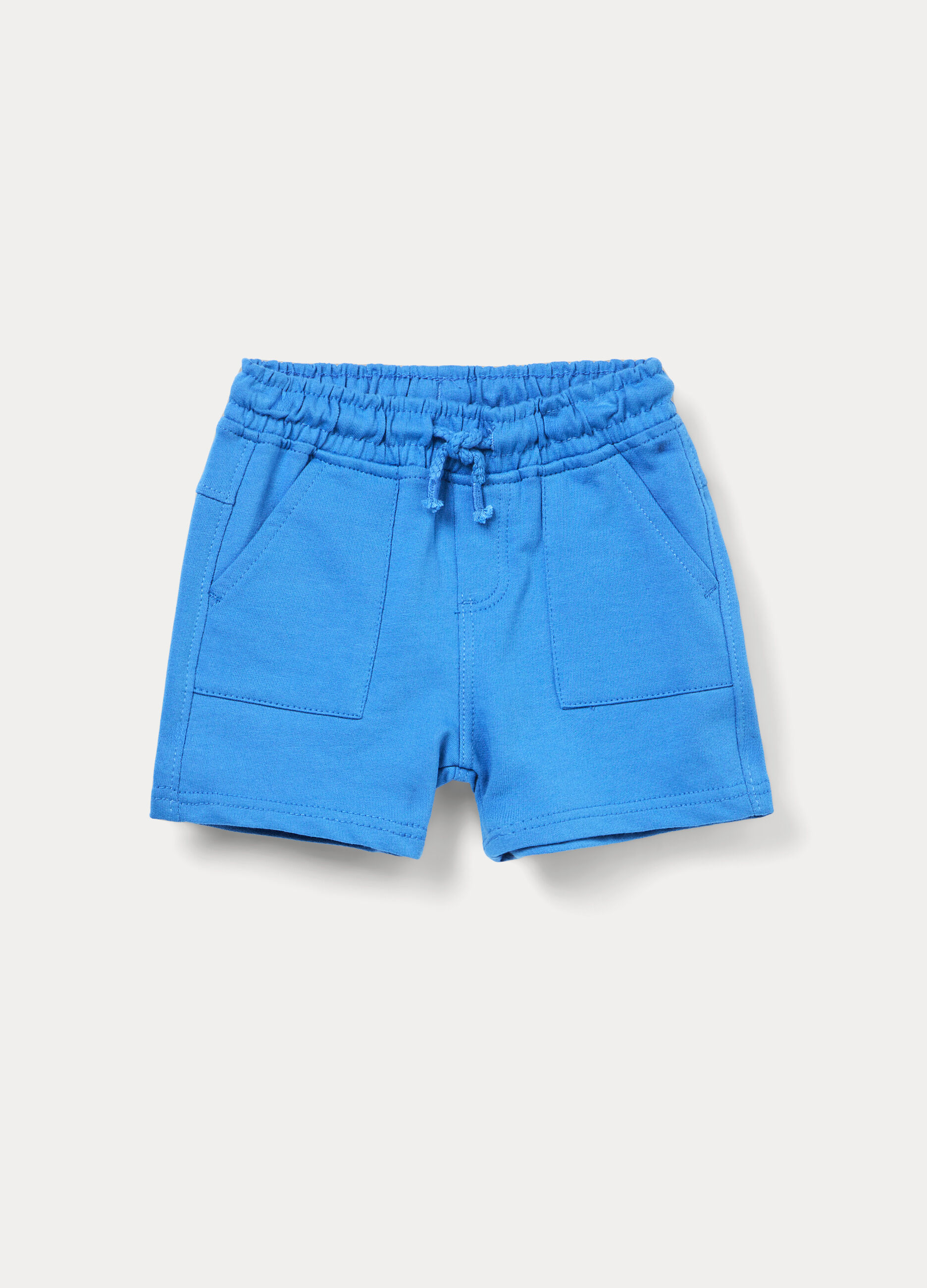 Shorts in denim misto cotone _0