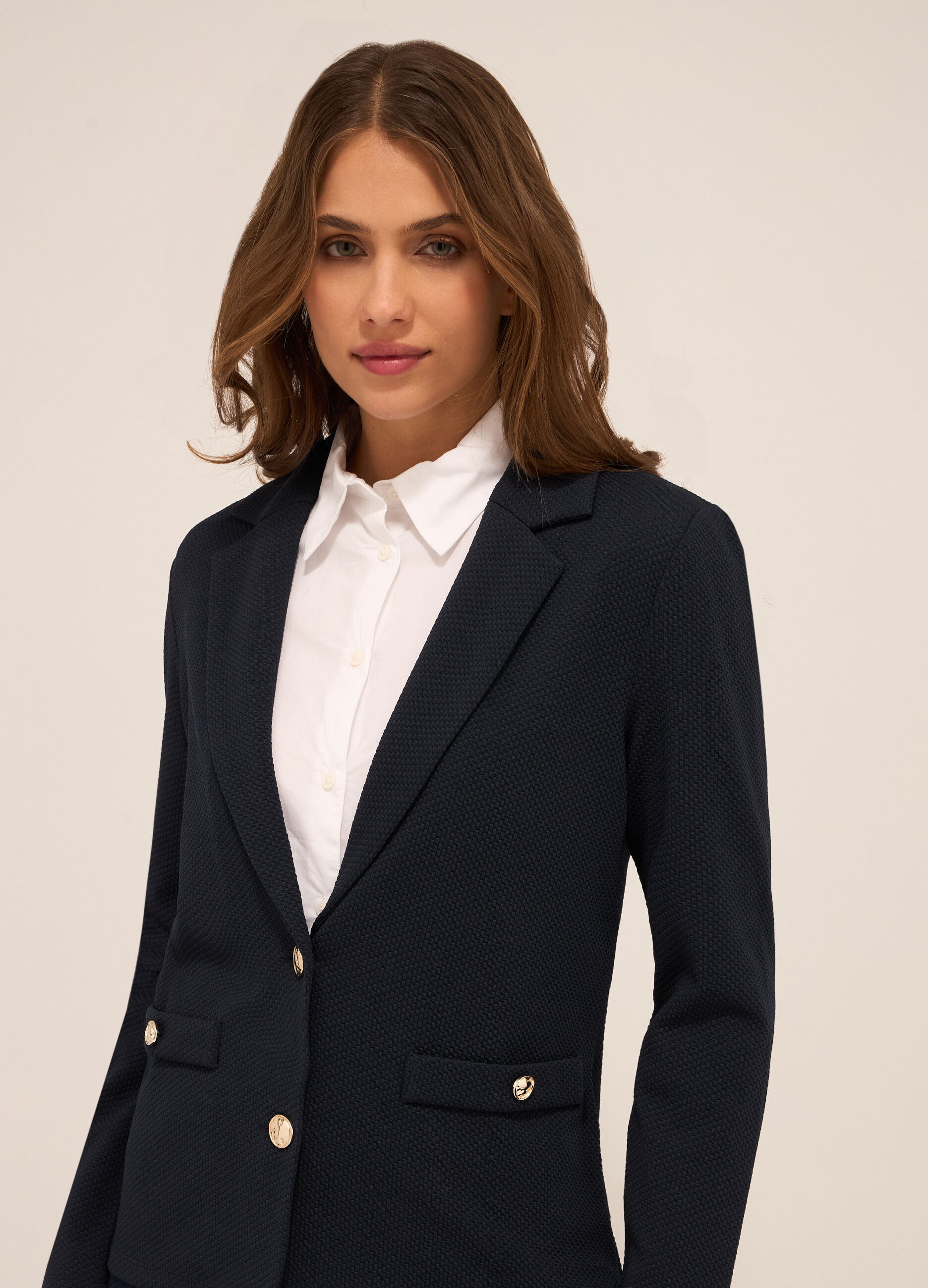 Blazer jacquard donna_2