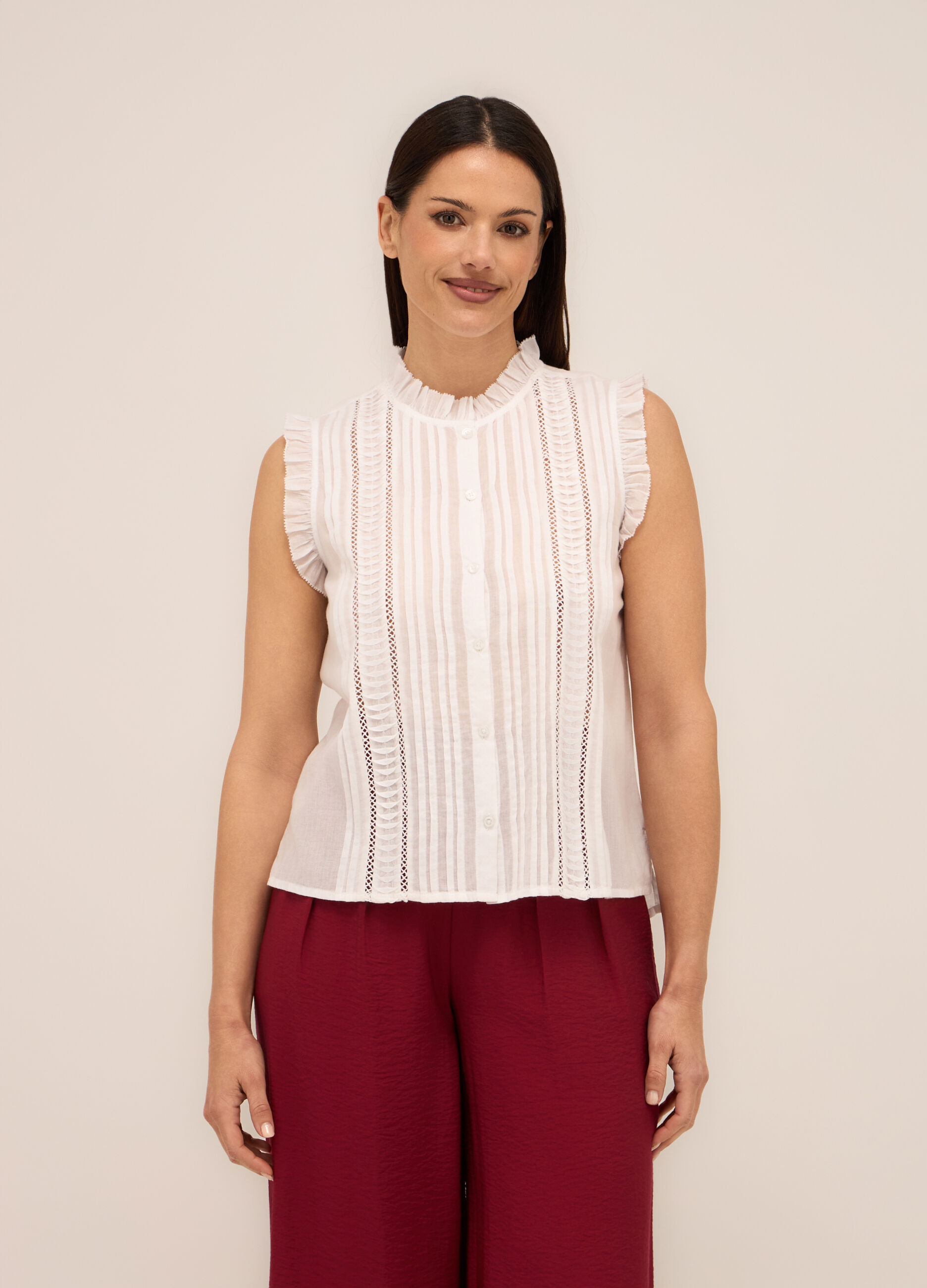Camicia in puro cotone donna_0