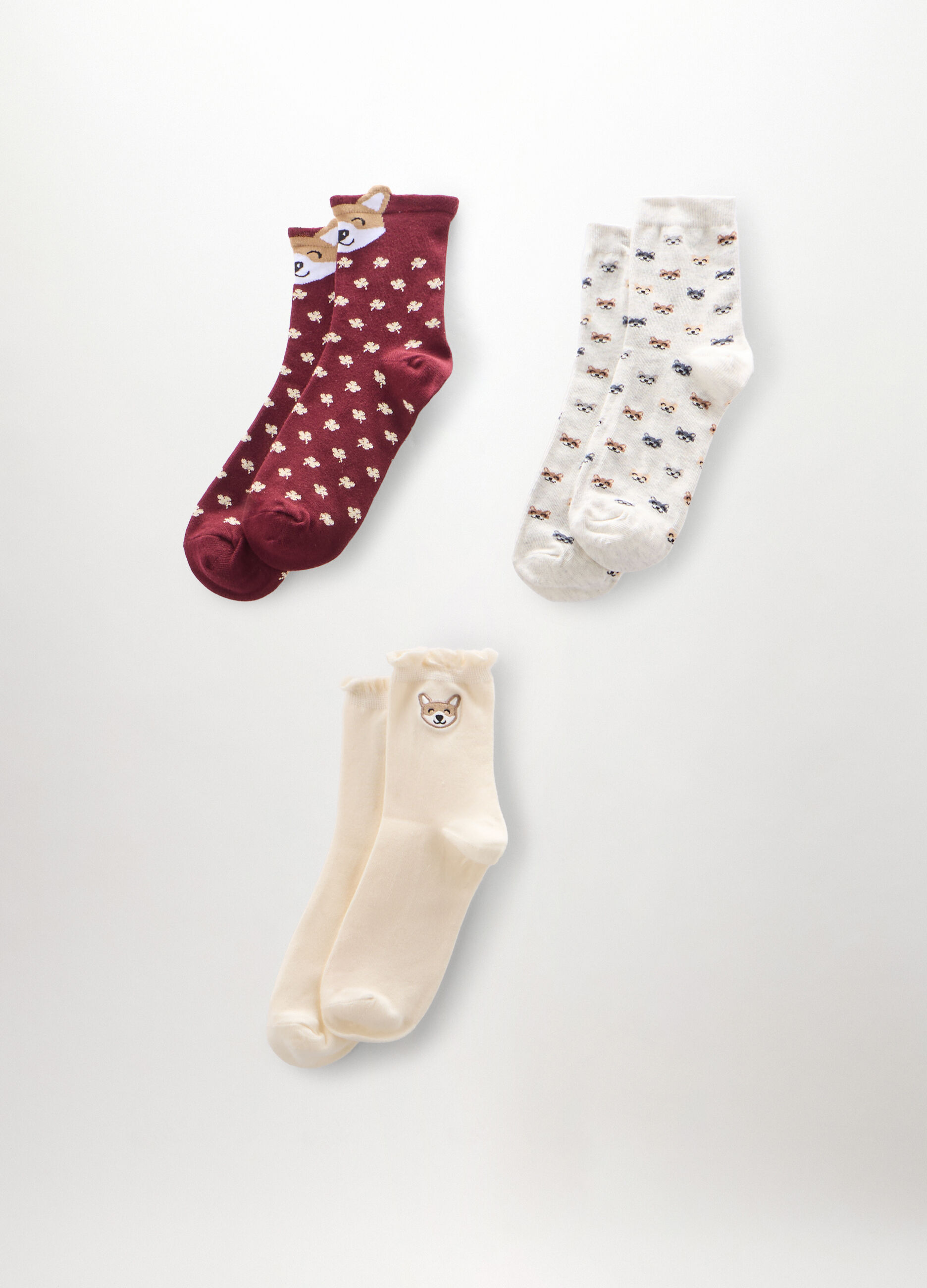 Pack 3 calze misto cotone donna_0