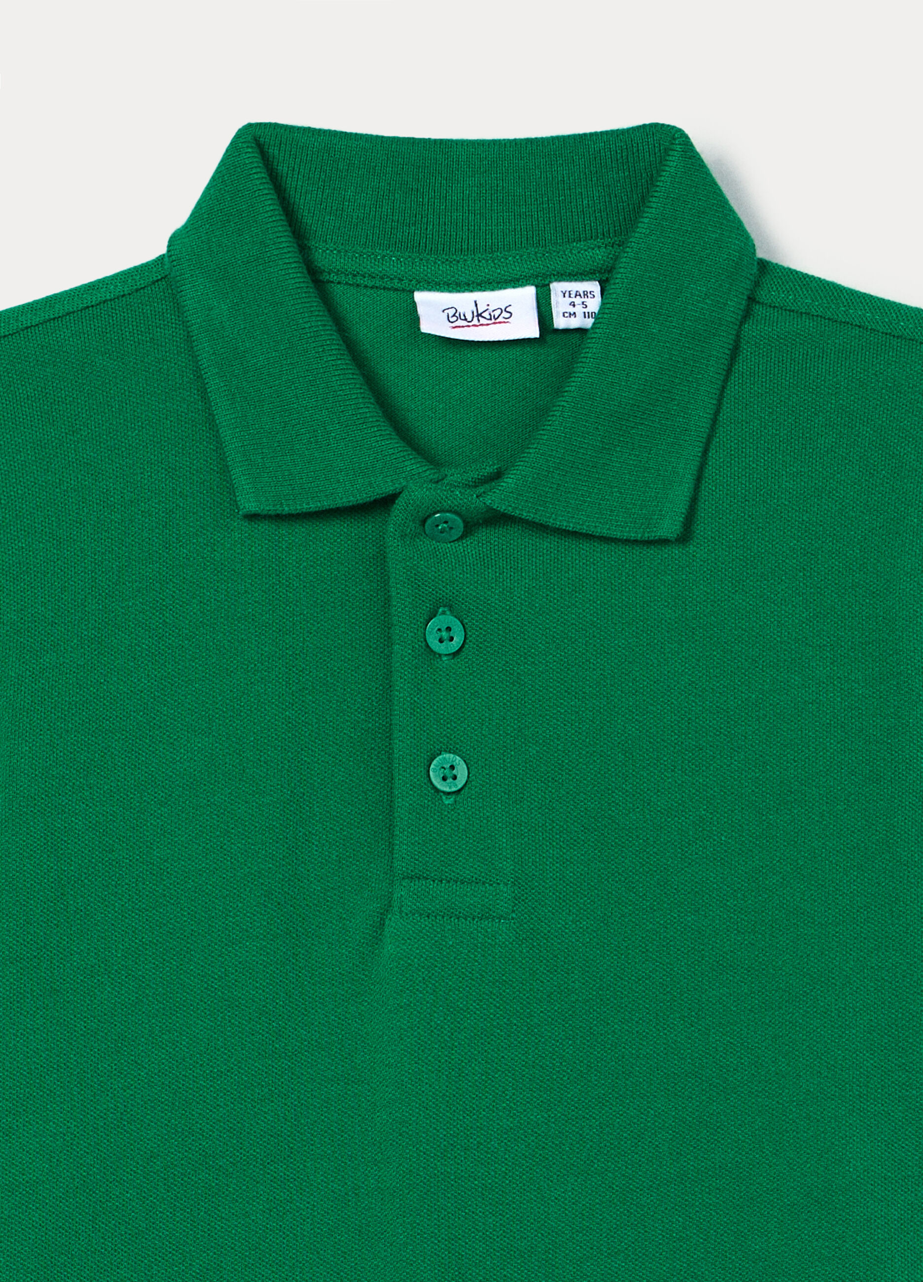 Polo in puro cotone piquet bambino_2
