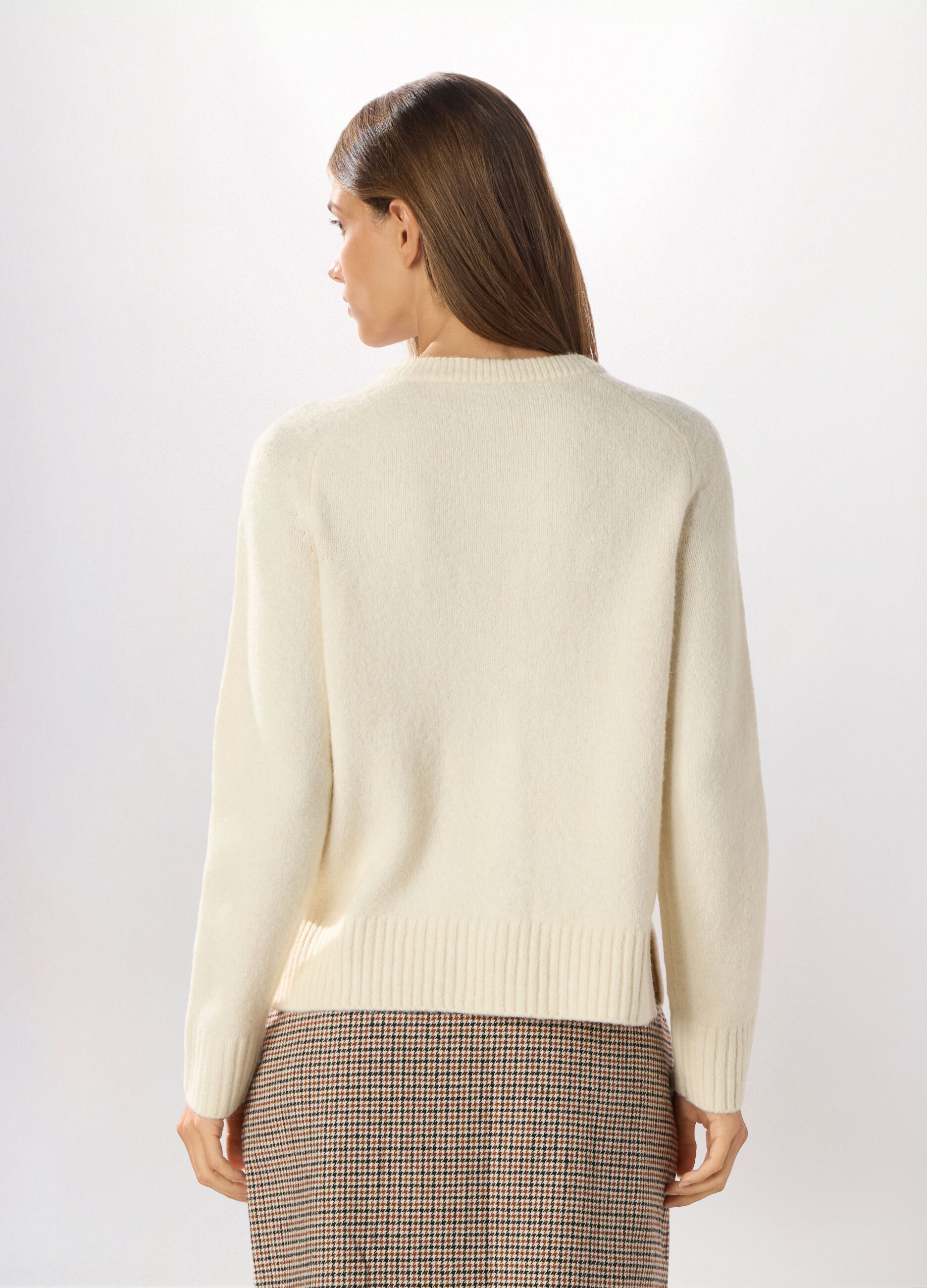 Cardigan tricot misto lana donna_1