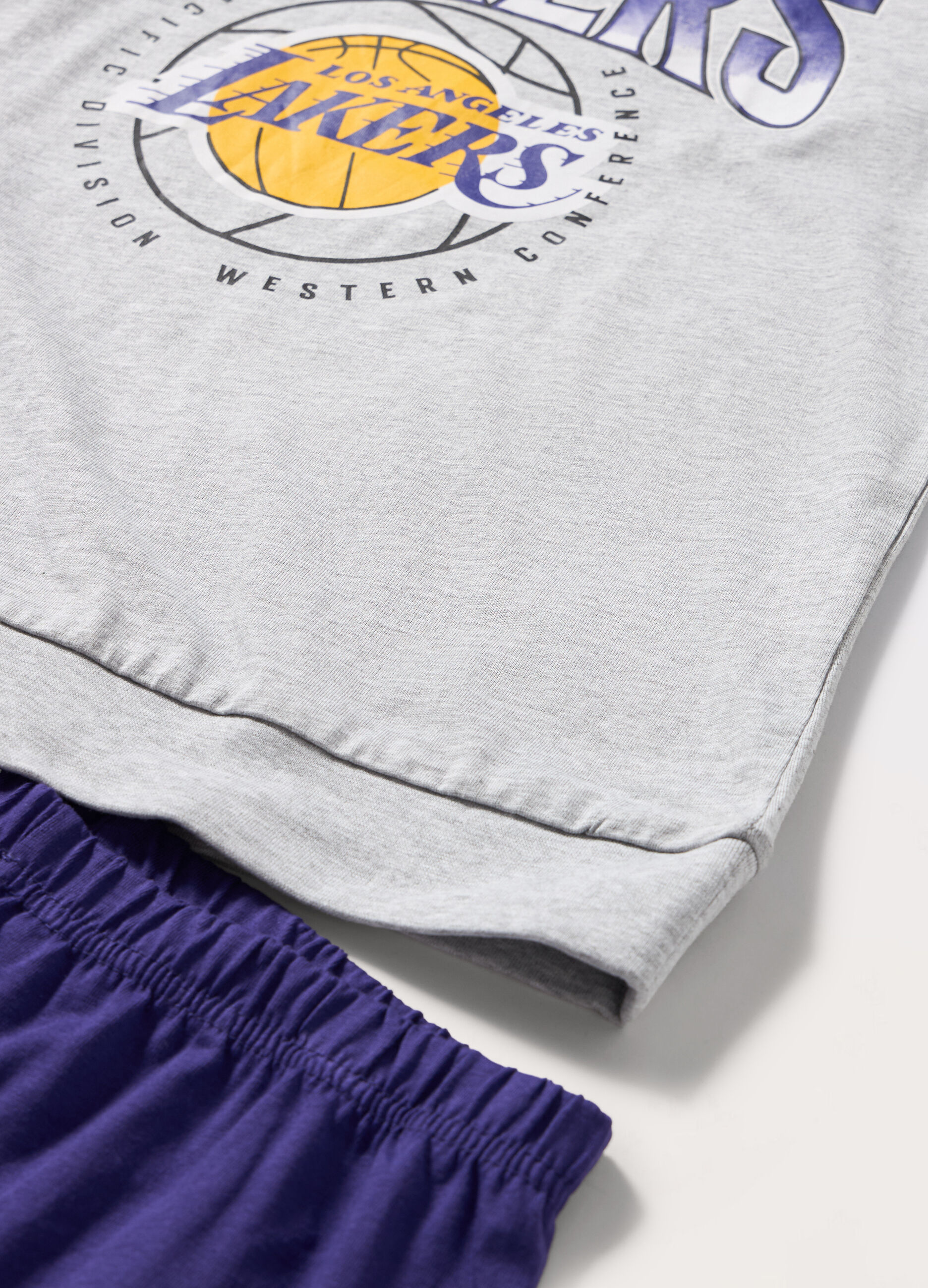 Set pigiama lungo NBA in cotone ragazzo_1