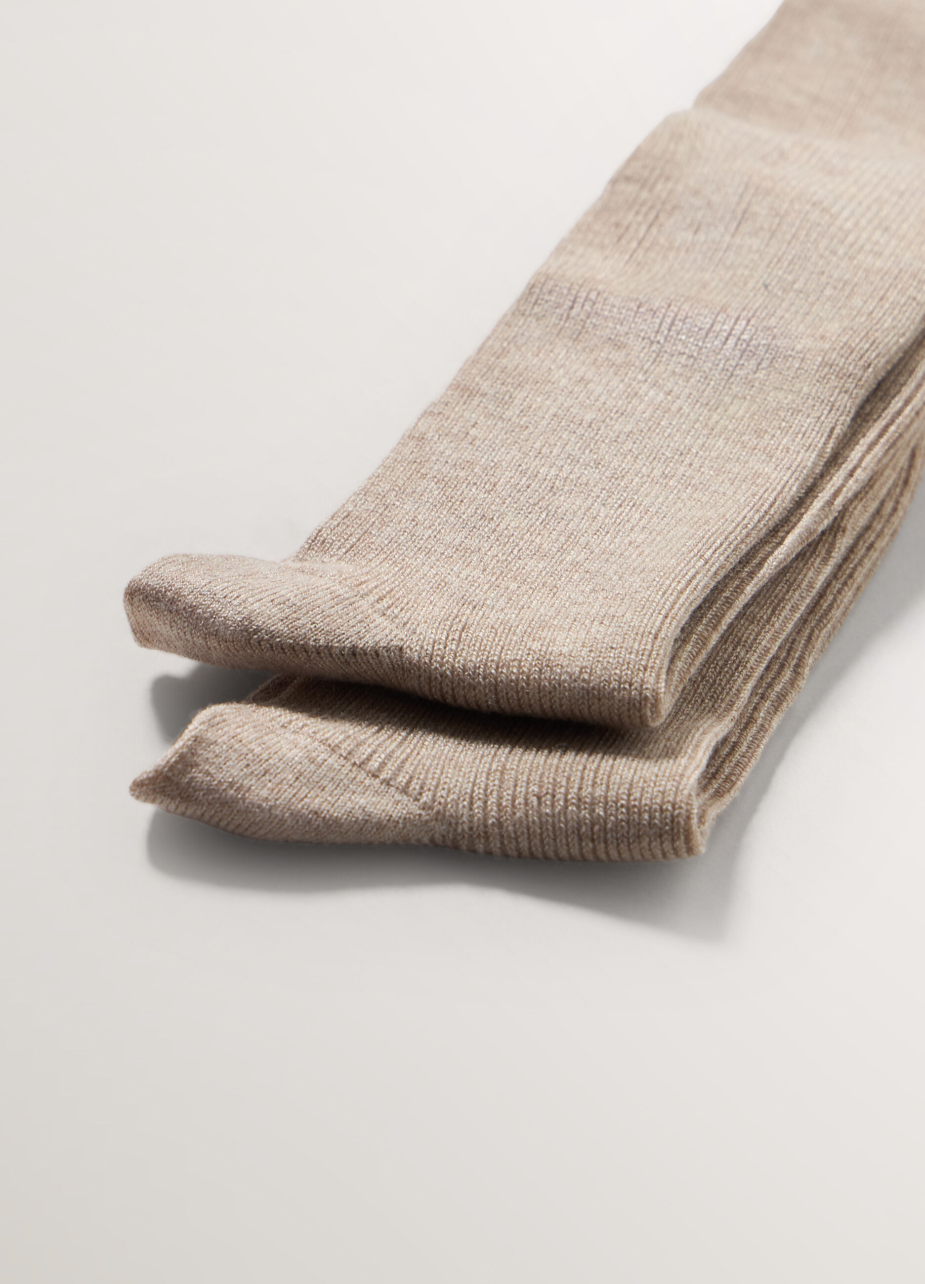 Calze lunghe misto lana con filo lurex donna_1