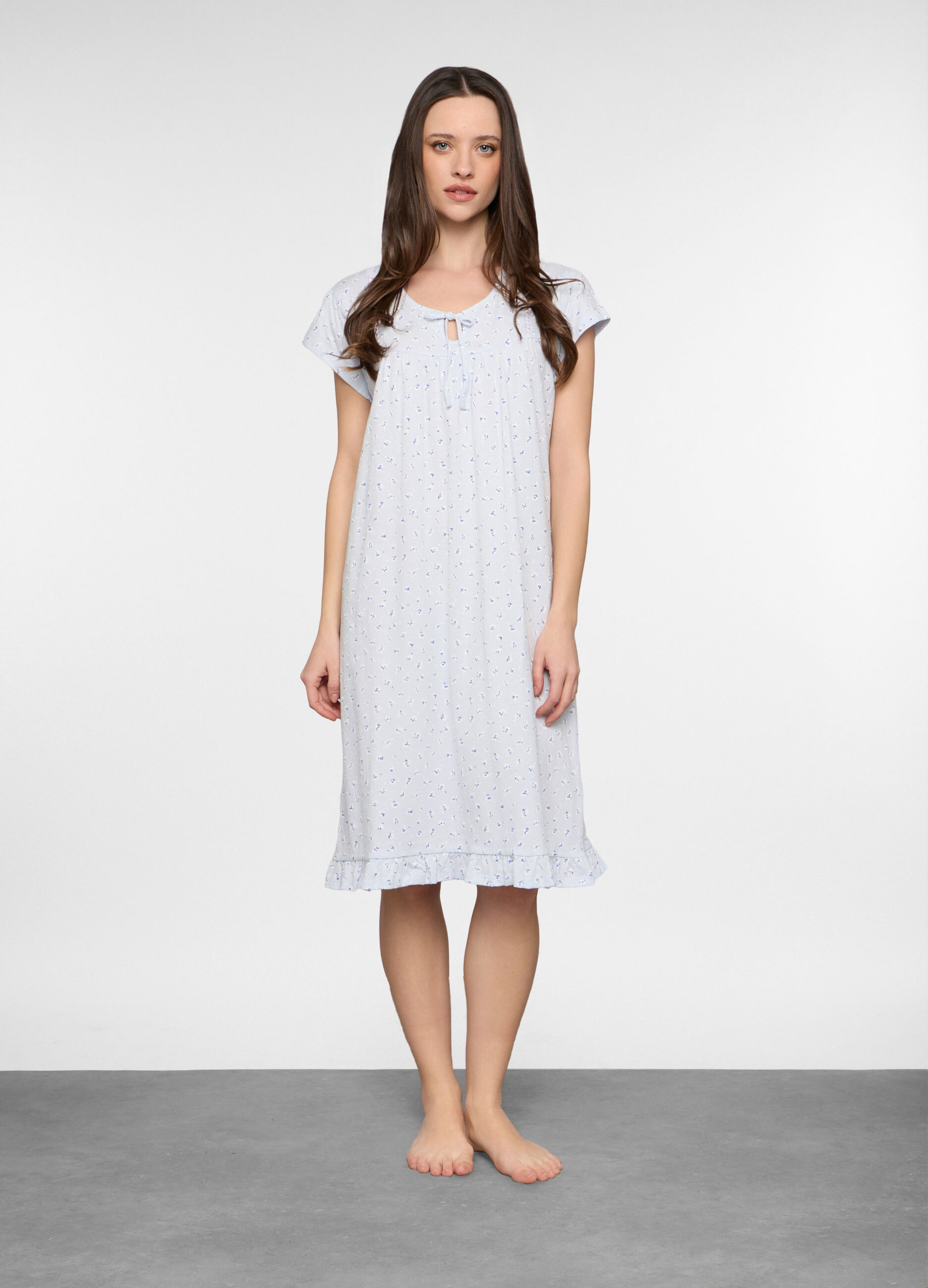 Camicia da notte in jersey donna_0