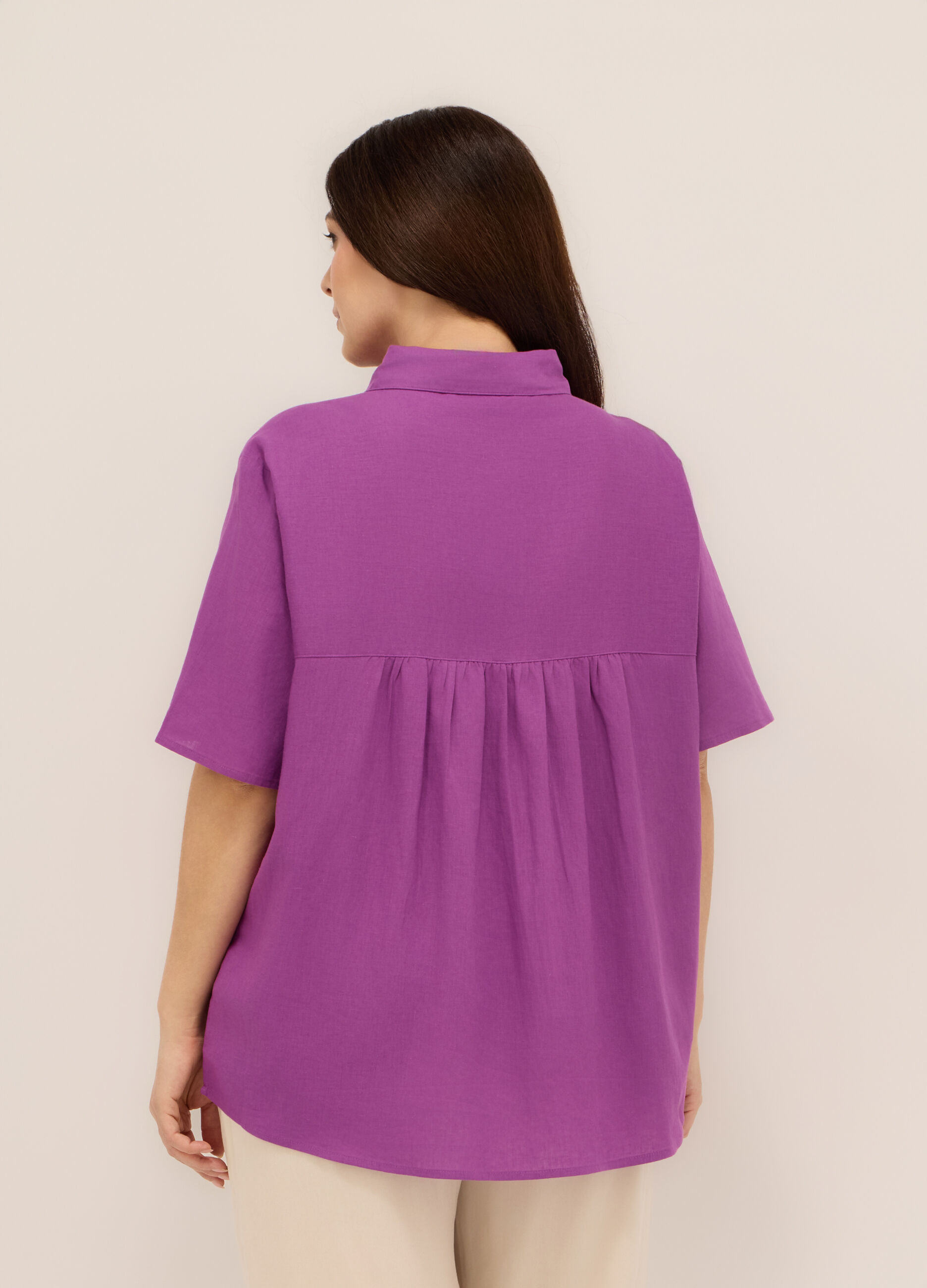 Camicia misto lino donna curvy_1