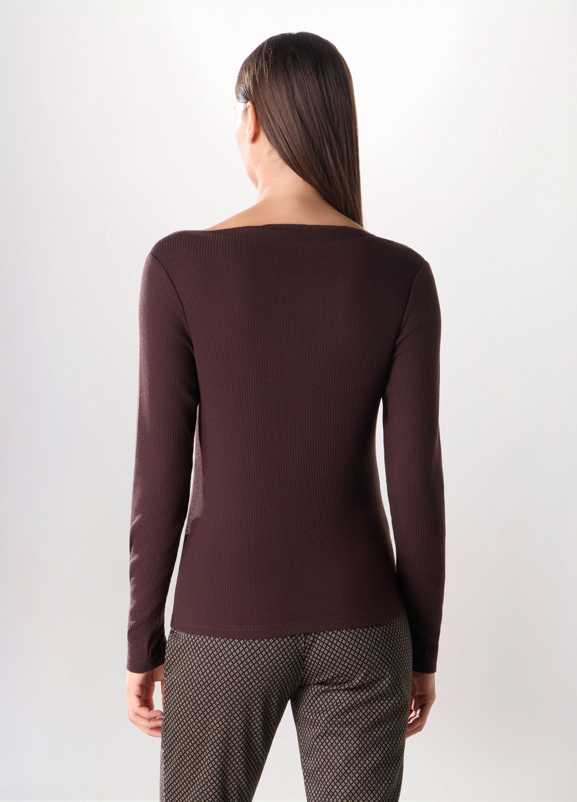 T-shirt misto viscosa donna_1