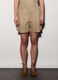 Shorts regular fit misto lino donna_1