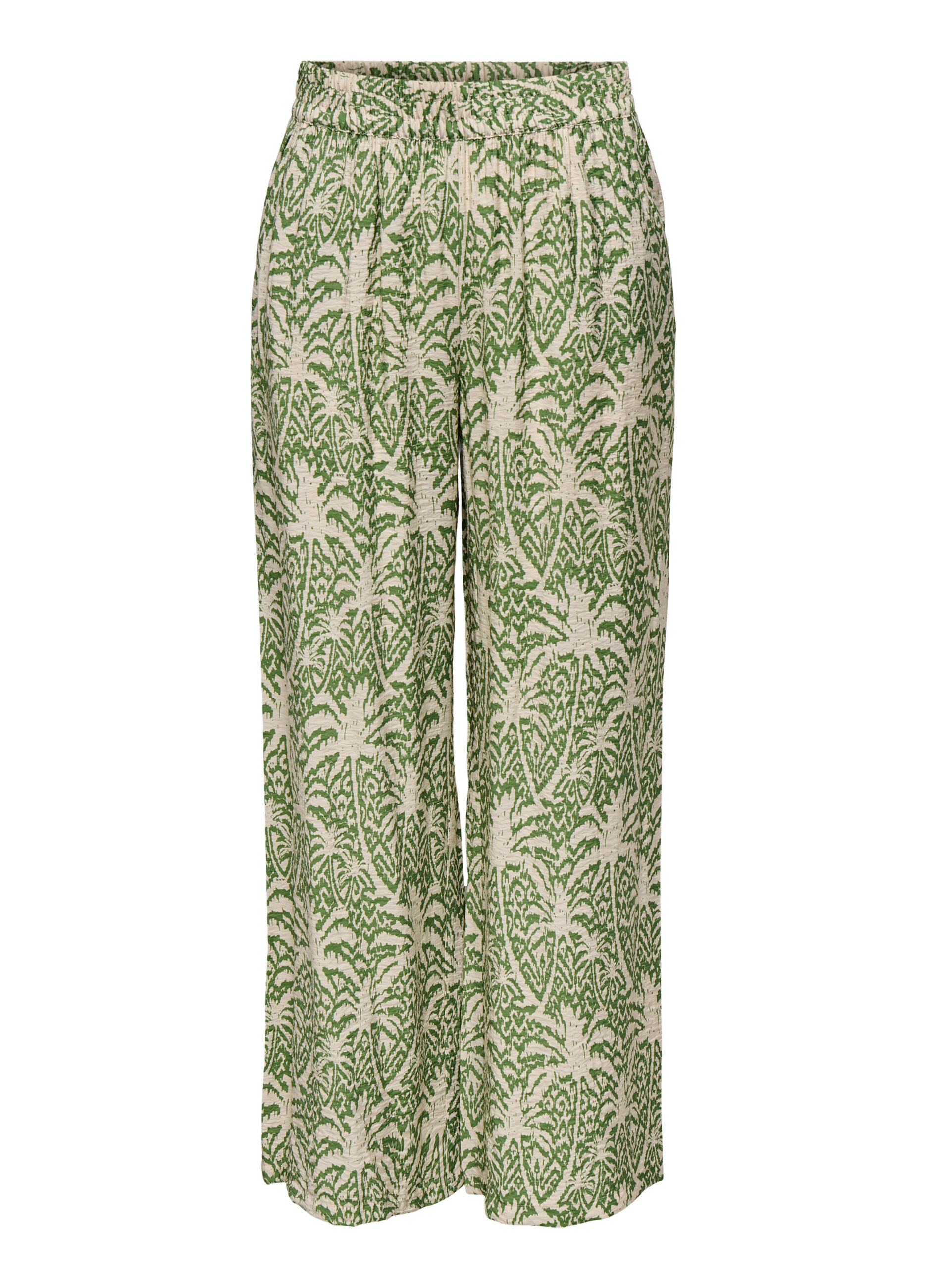 Pantaloni palazzo con stampa donna_2