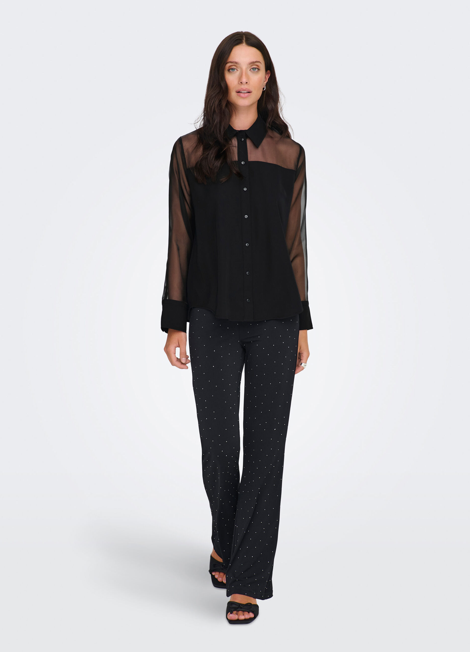 Camicia con inserti donna _2