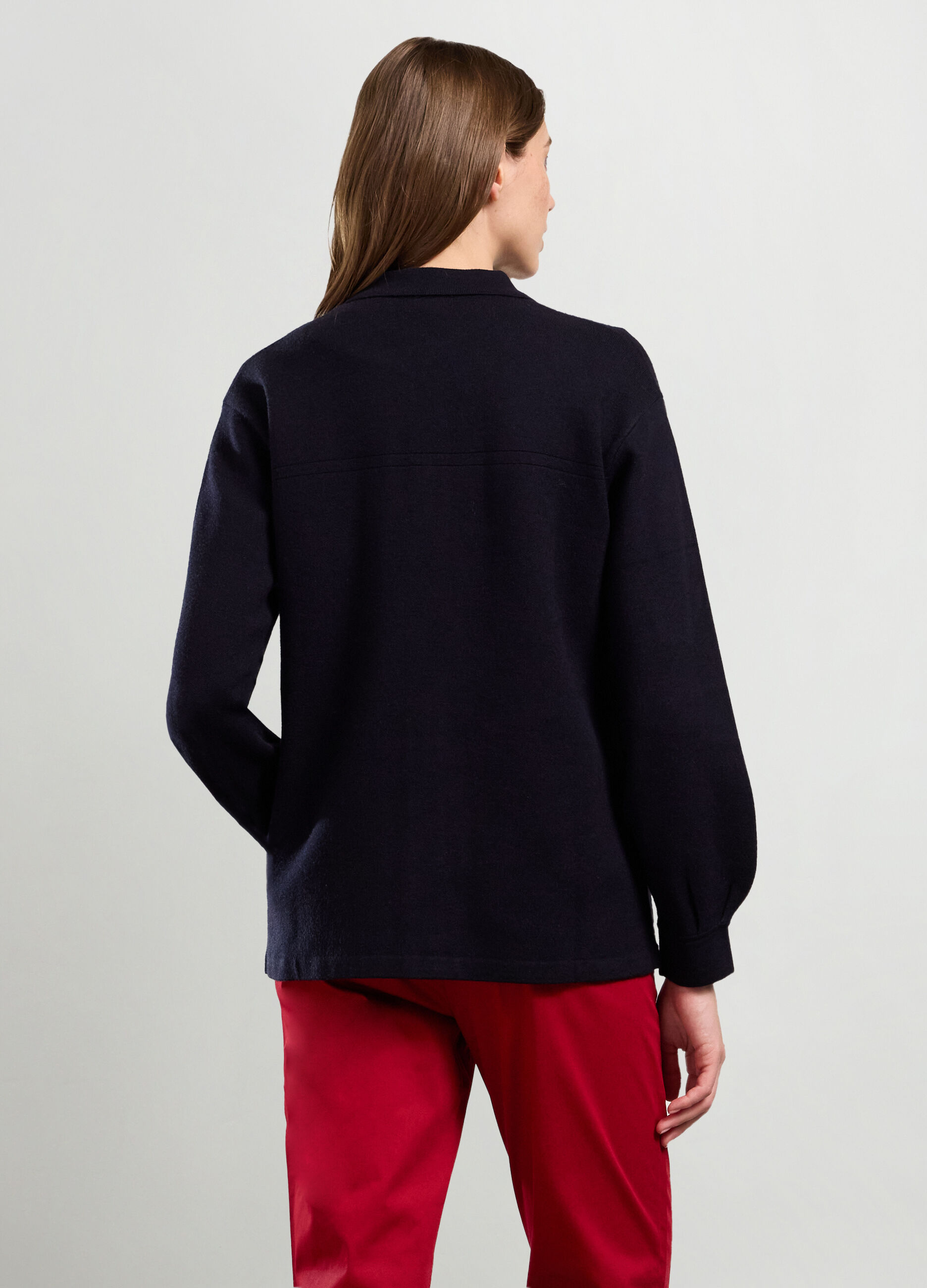 Giacca-camicia in misto viscosa donna_1