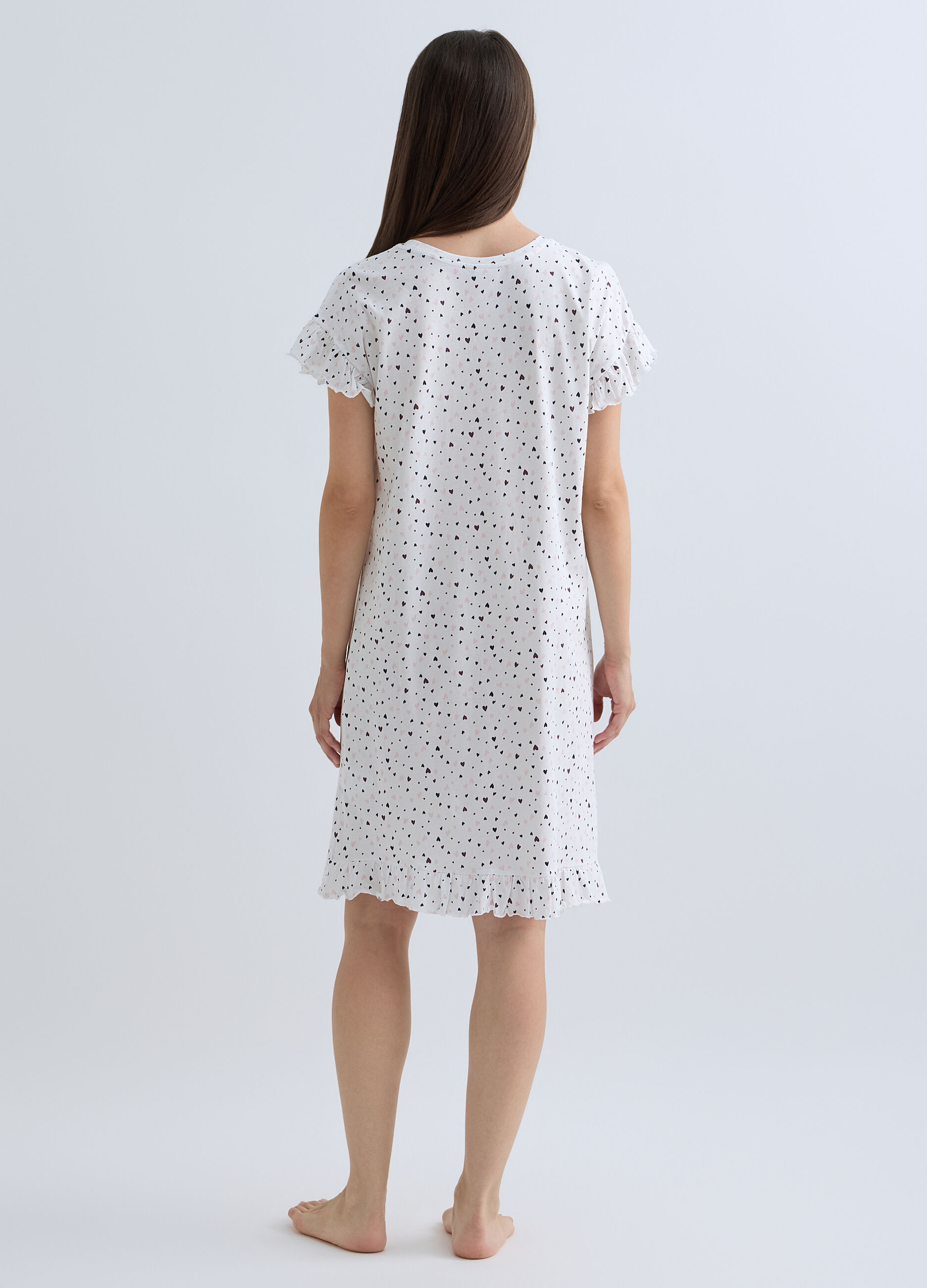 Camicia da notte corta donna _1