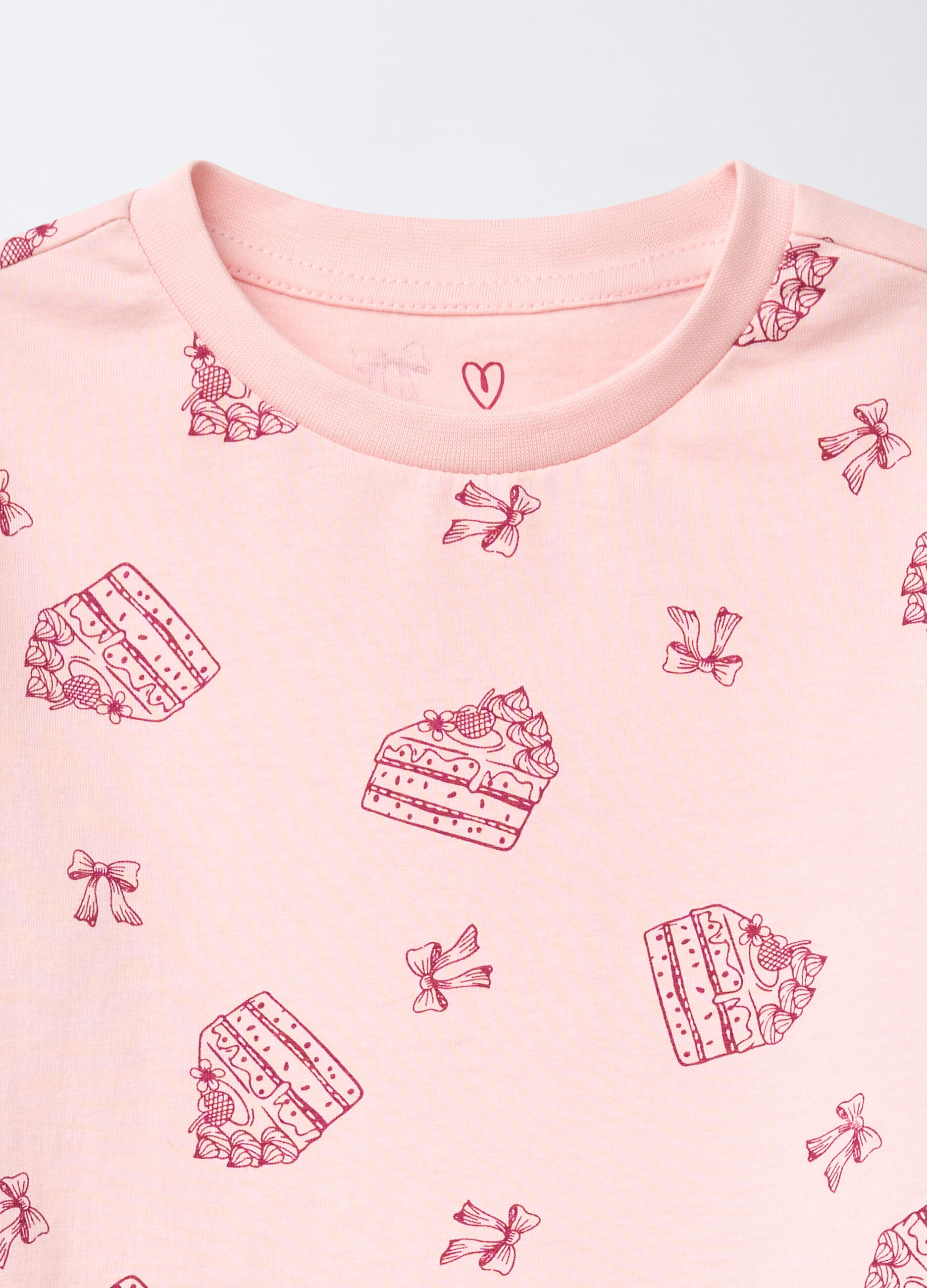 Pigiama lungo in jersey di puro cotone bambina_2