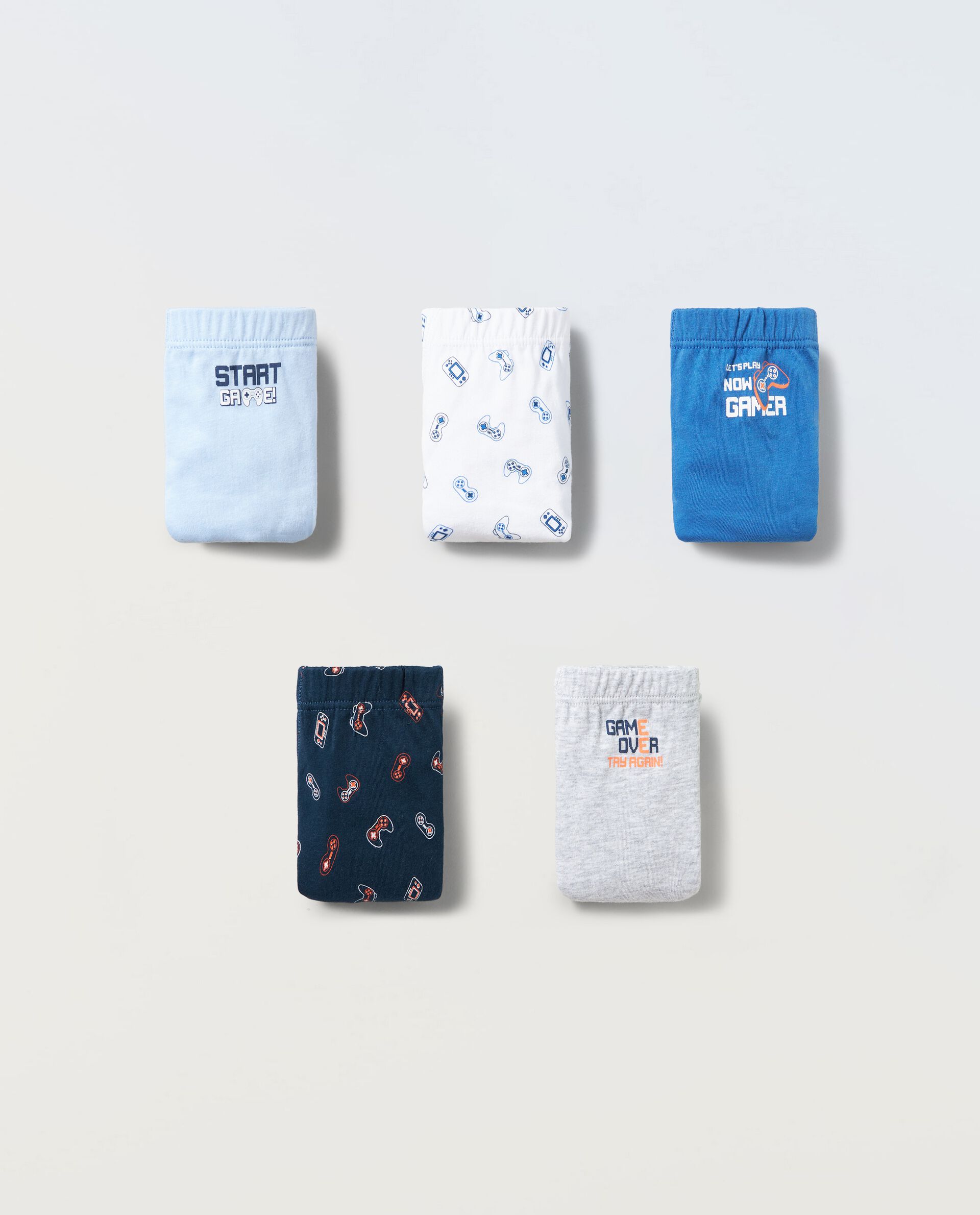 Pack 5 slip in puro cotone ragazzo_0