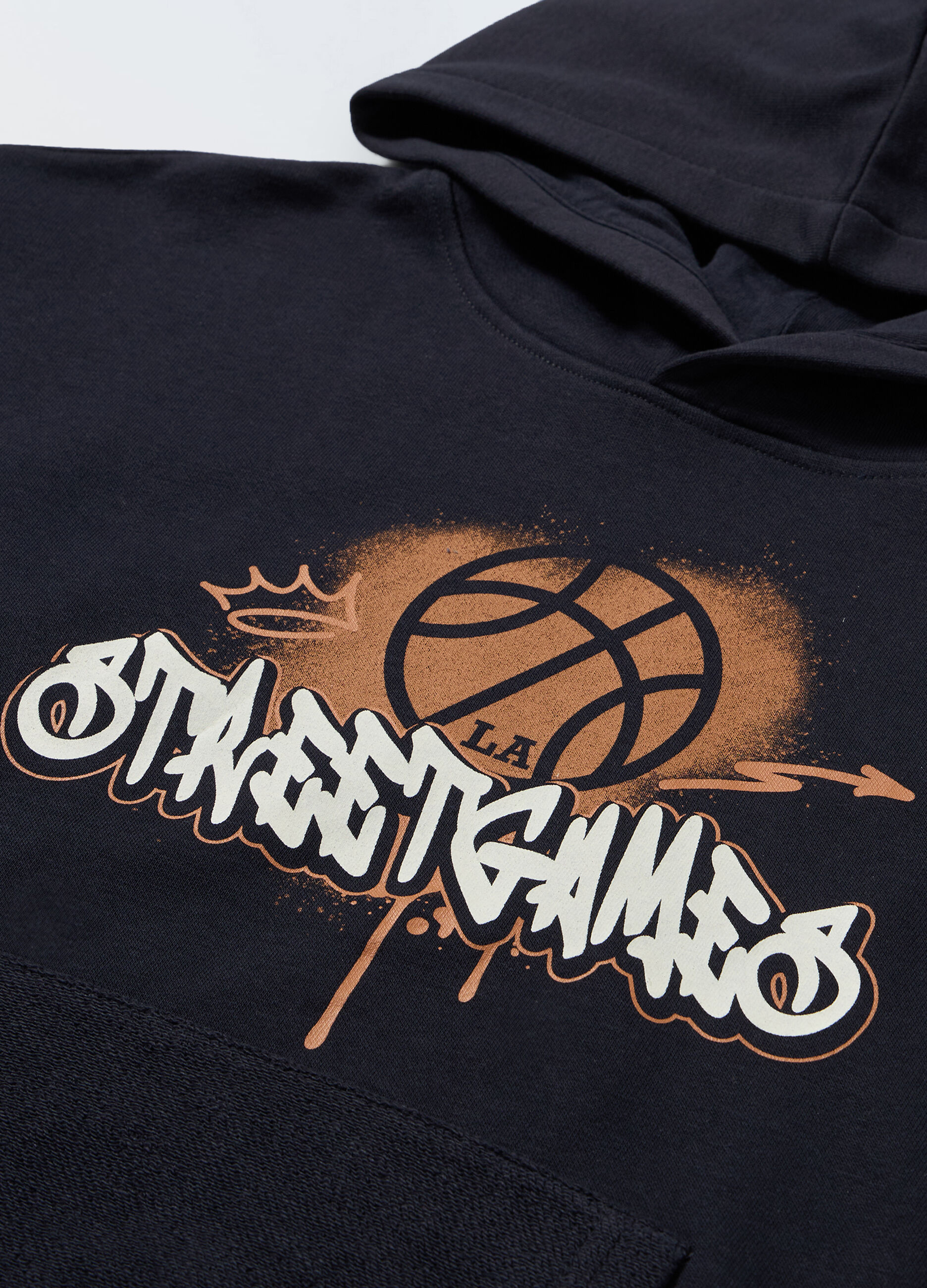 Felpa in misto cotone con cappuccio ragazzo_1