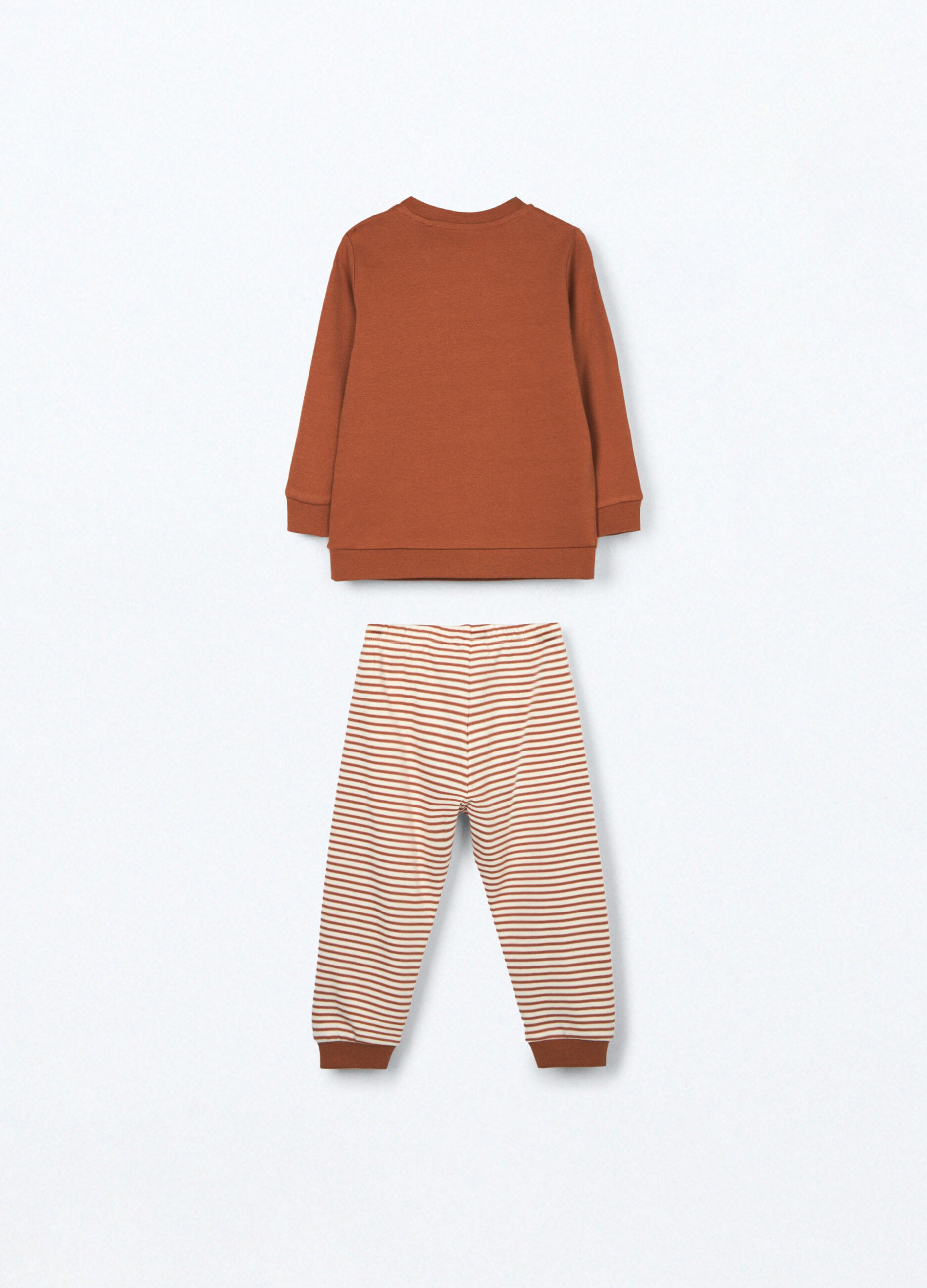 Set pigiama in interlock di puro cotone neonato_1