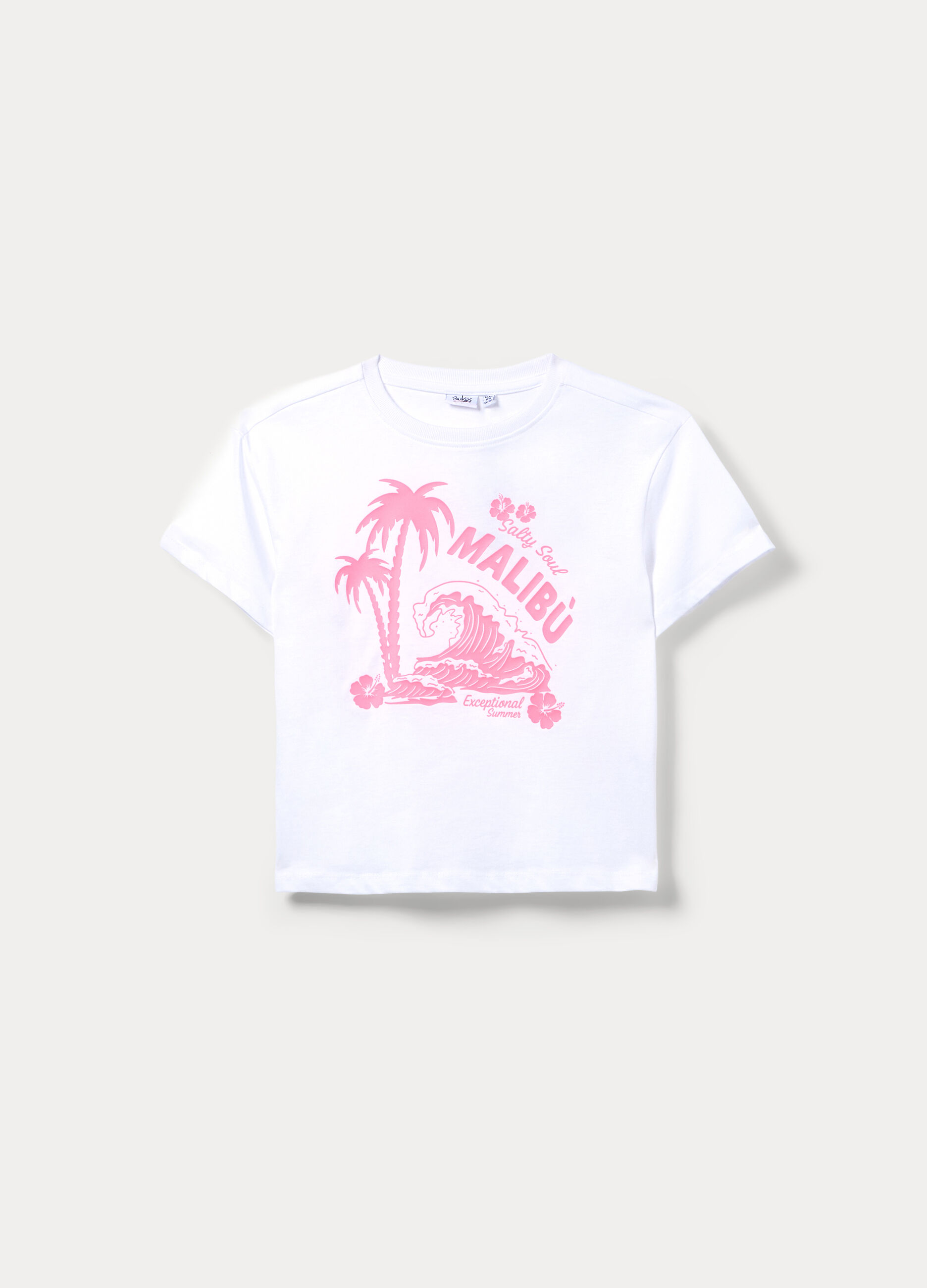 T-shirt girocollo ragazza_0