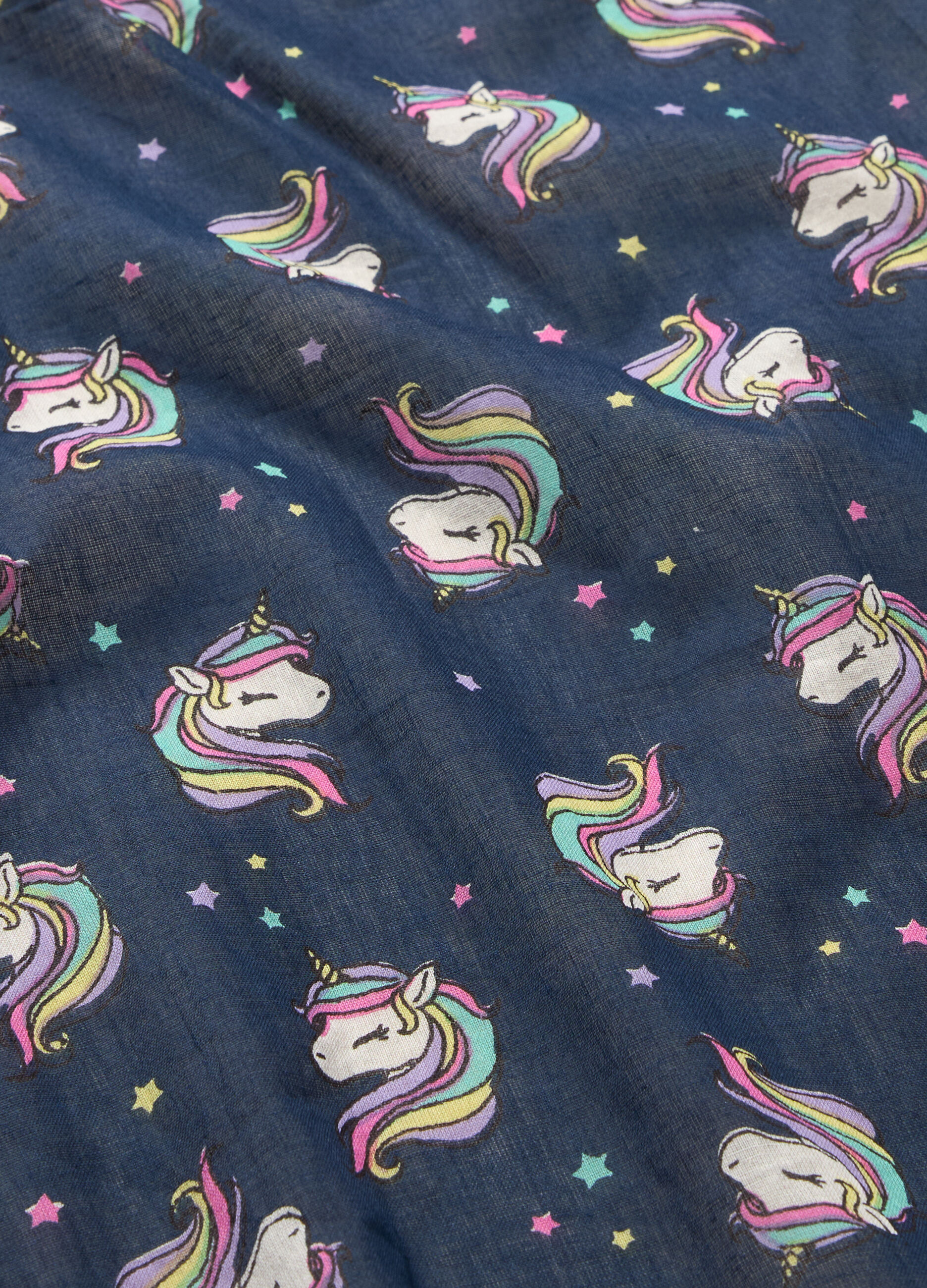 Sciarpa in puro cotone con stampa_1