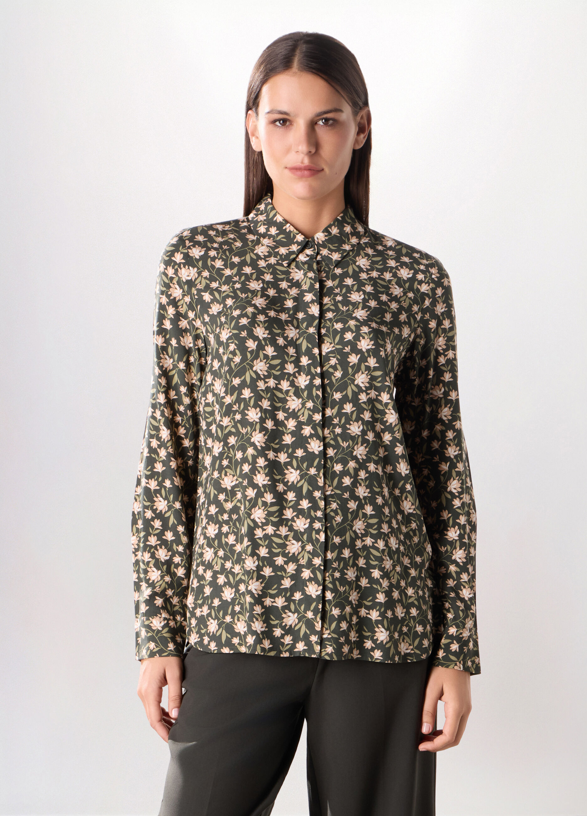 Camicia in pura viscosa donna_0