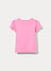 T-shirt girocollo in puro cotone bimba_1